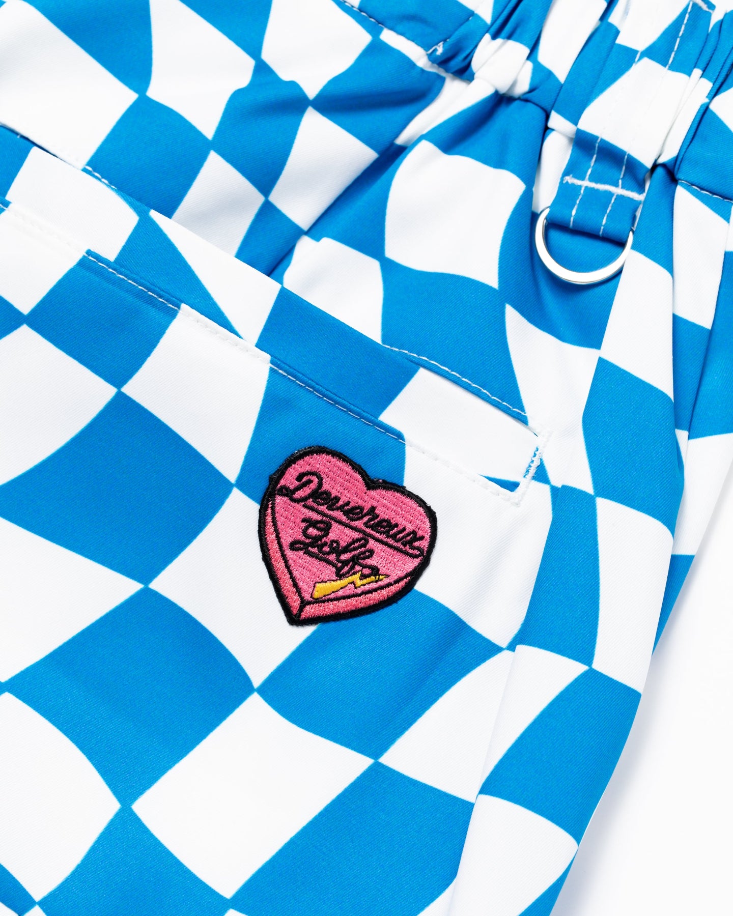 WOMEN DVRX Deform Checker Pleatedスカート 763572479 WHITE×AQUA