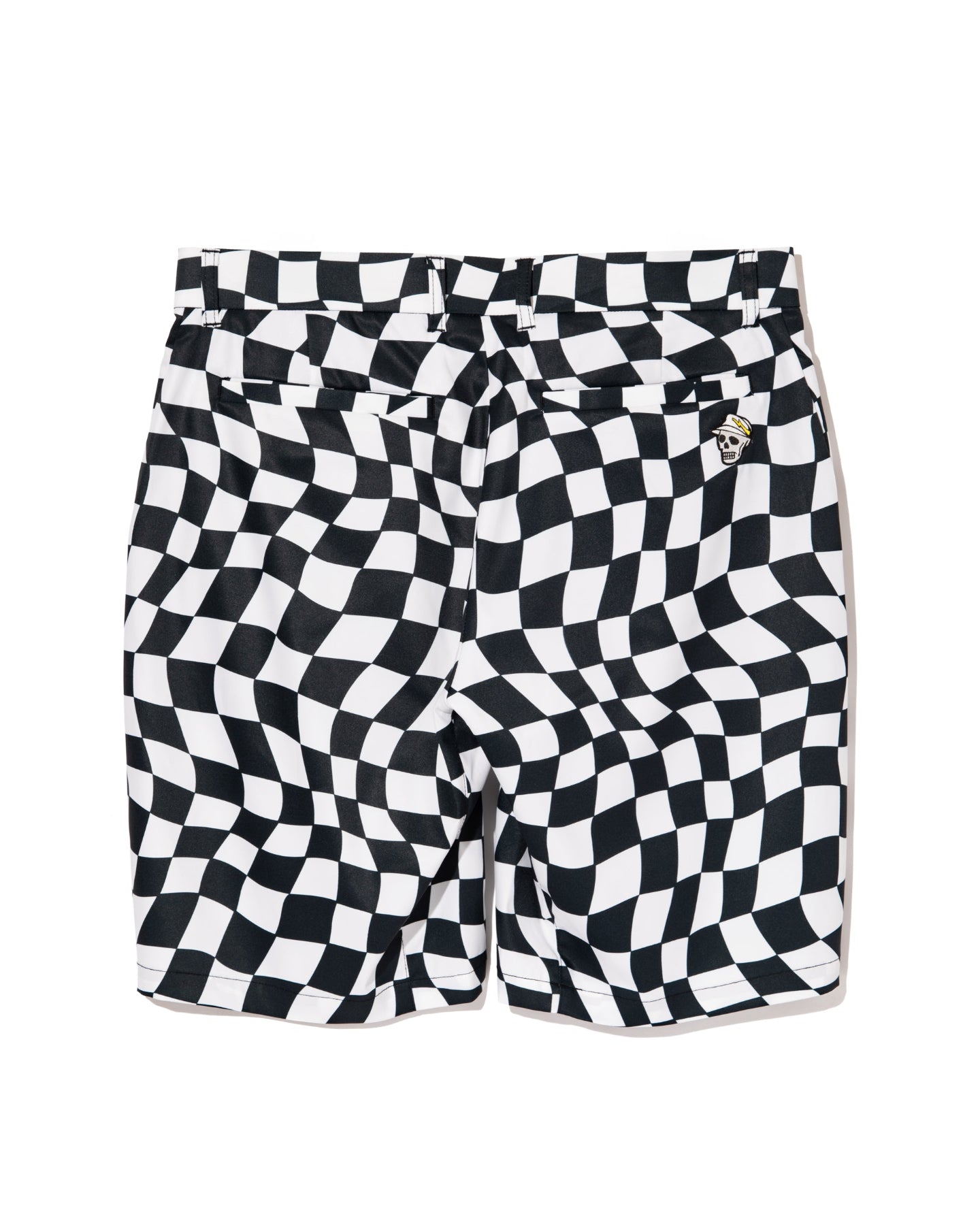 DVRX Deform Checkerショーツ 763572405-WHITE x BLACK