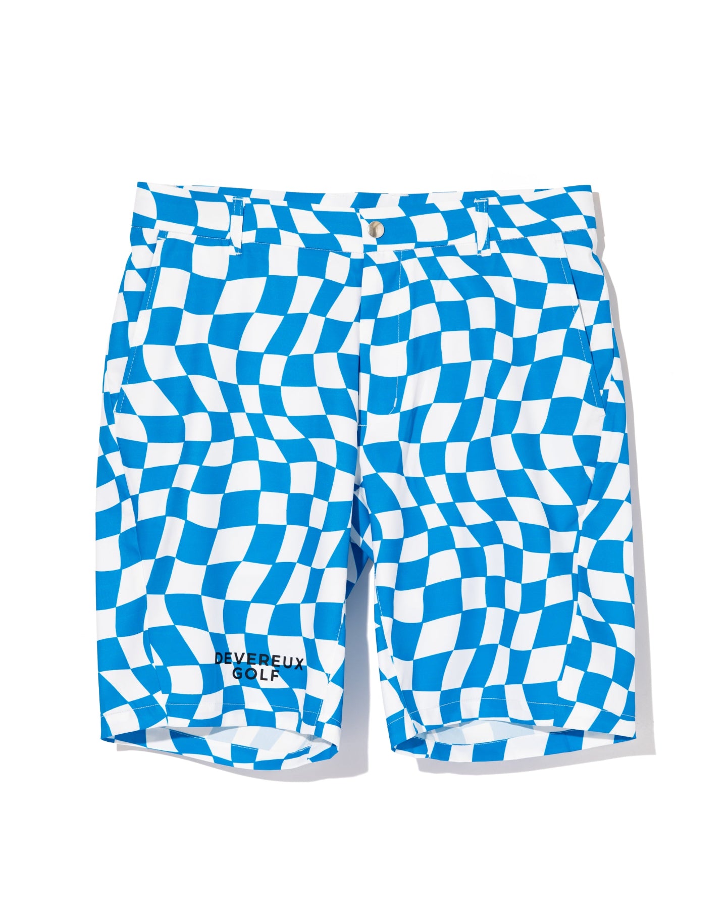 DVRX Deform Checkerショーツ 763572405-WHITE x AQUA