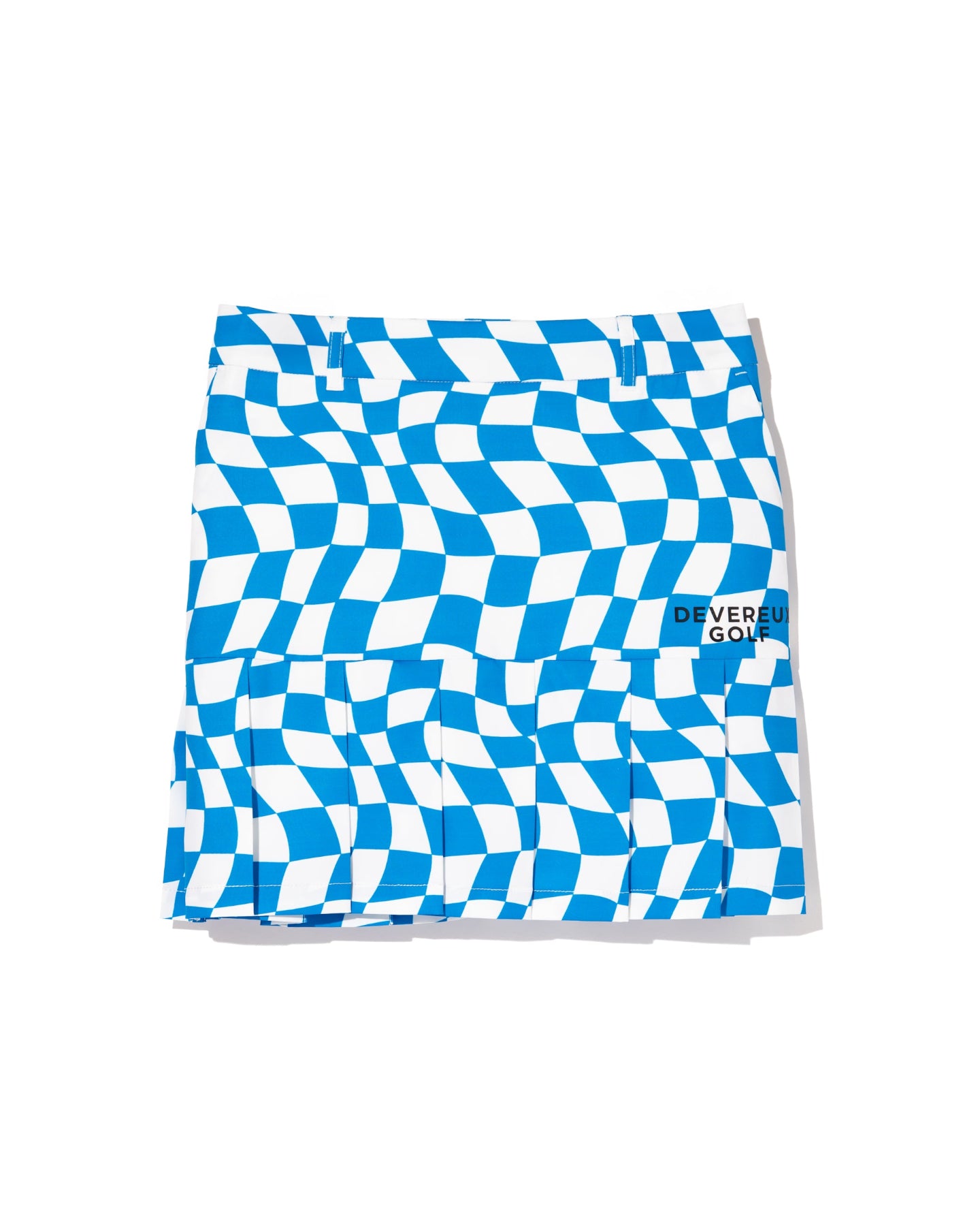 WOMEN DVRX Deform Checker Pleatedスカート 763572479 WHITE×AQUA