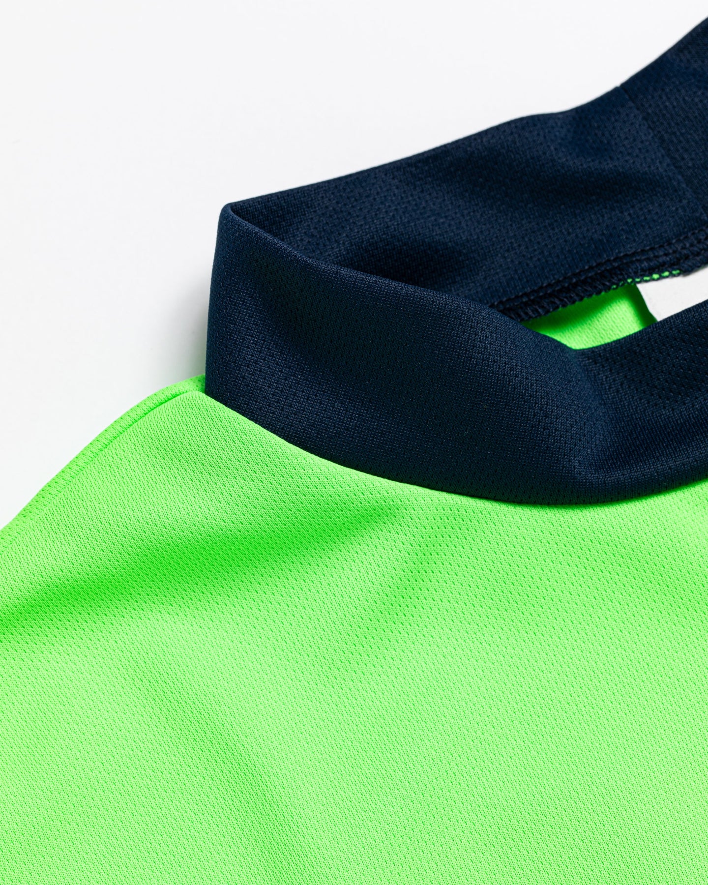 US Fly EagleモックネックTEE 763572013 GREEN×NAVY