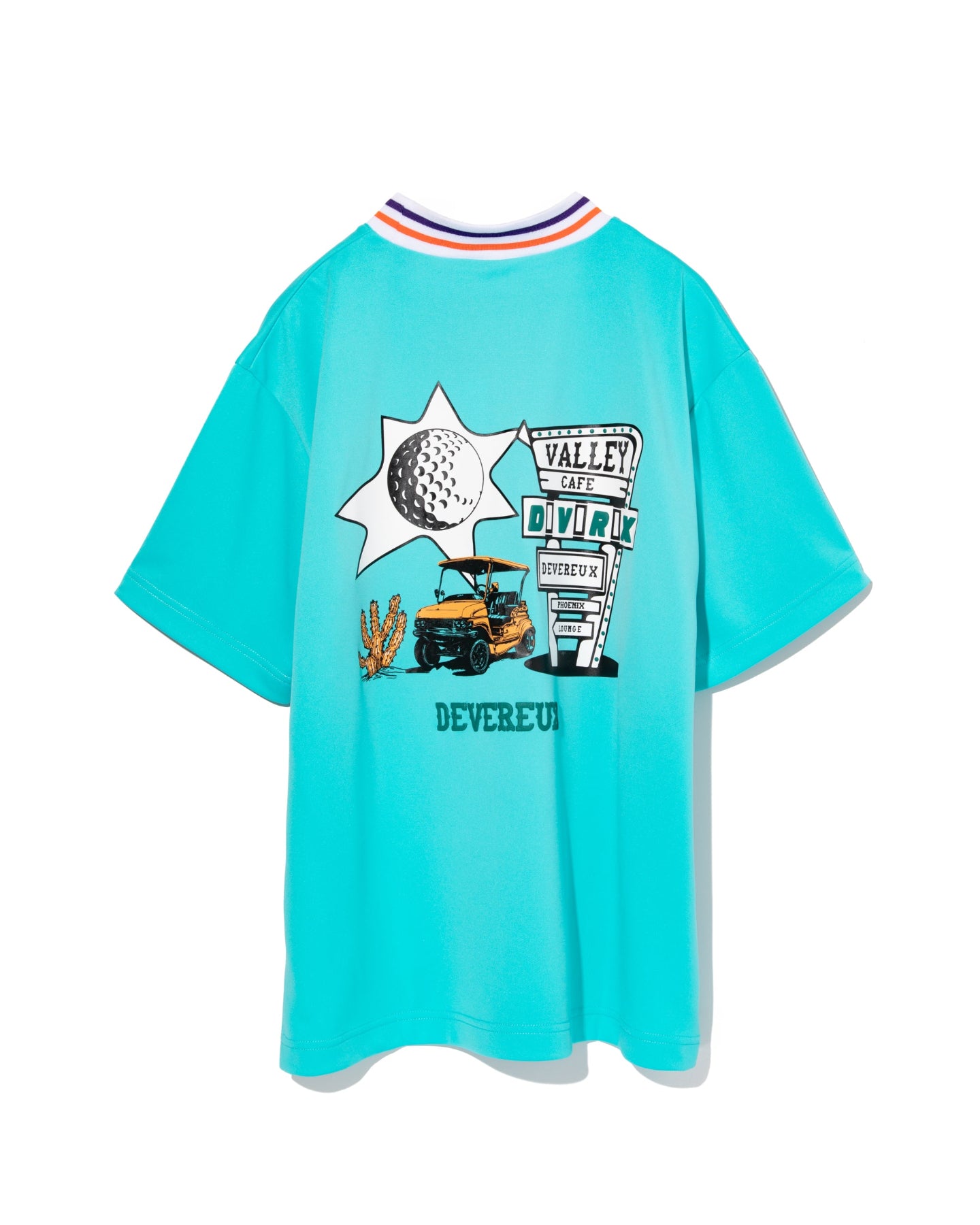 ARIZONA StingerリブモックネックTEE 763572012-AQUA