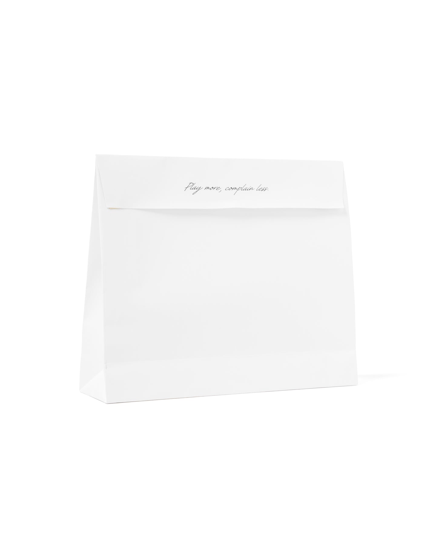 GIFT PAPER BAG-WHITE