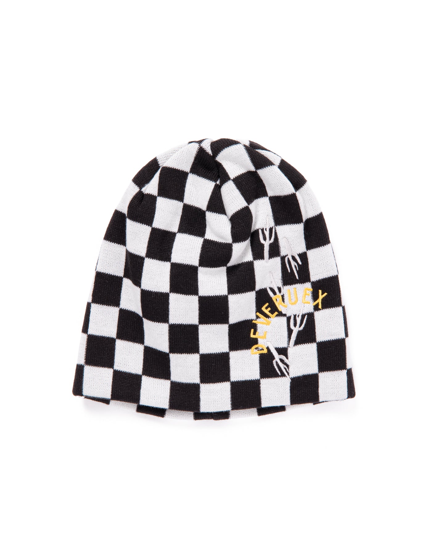 チェッカーフラッグカクタスビーニー 075754806-BLACK