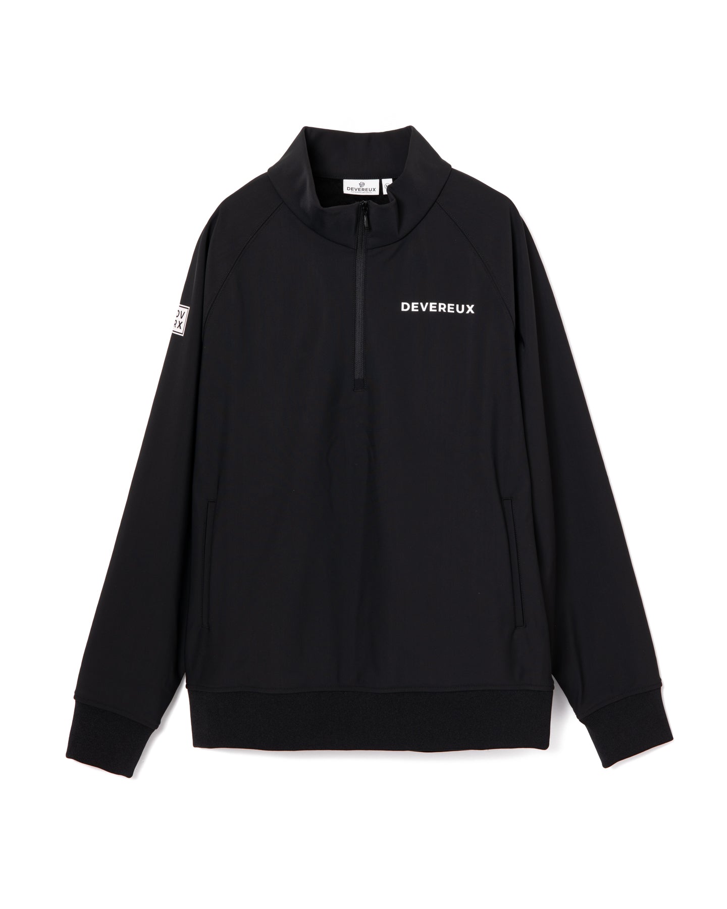 VALLEY 3層フリース ハーフジッププルオーバー 075754026-BLACK