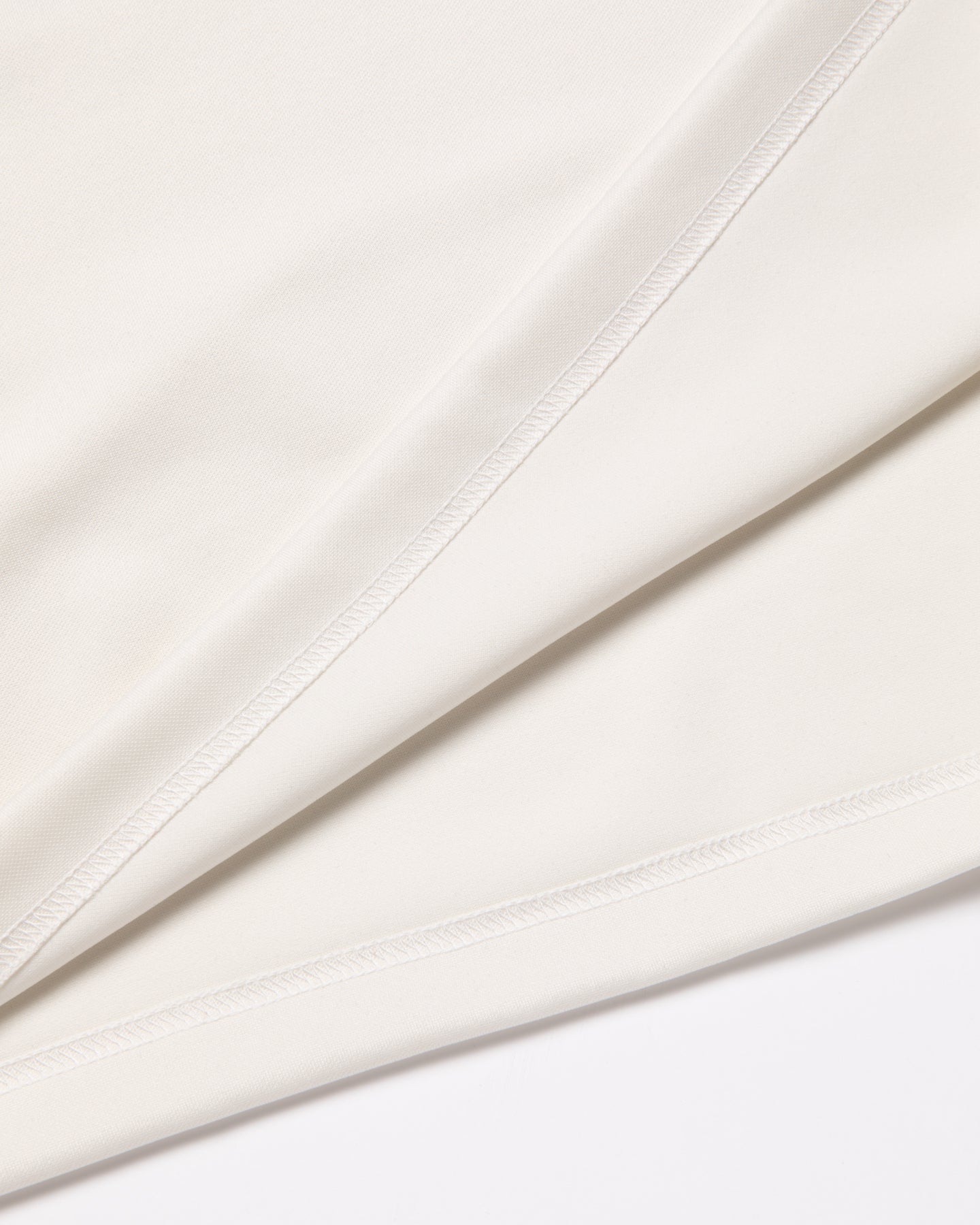 Stinger fitted リブモック ロングスリーブ 075754012-WHITE