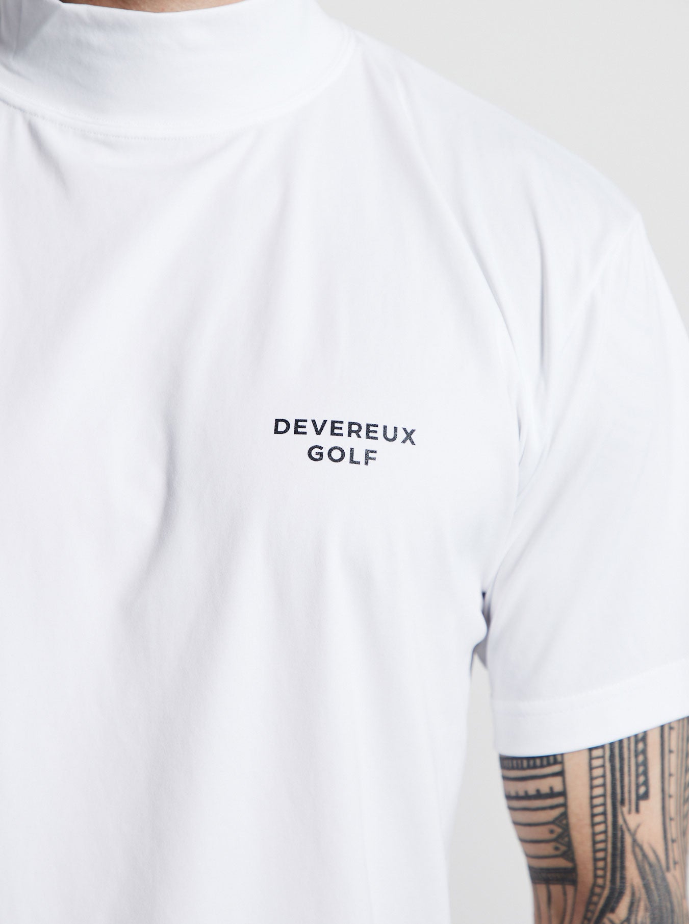 Devereux Basic Mock S/S 763472032-WHITE