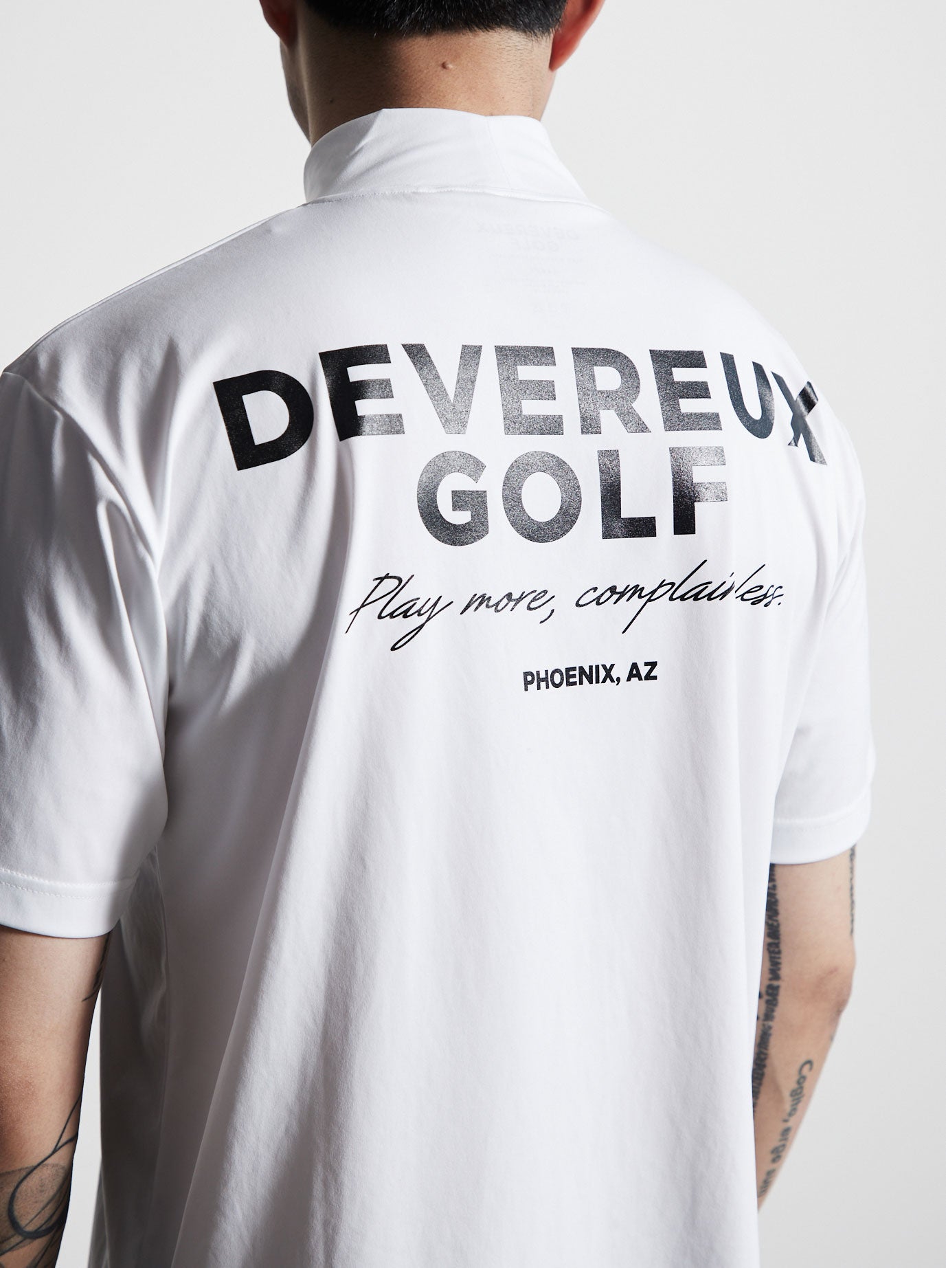 Devereux Basic Mock S/S 763472032-WHITE