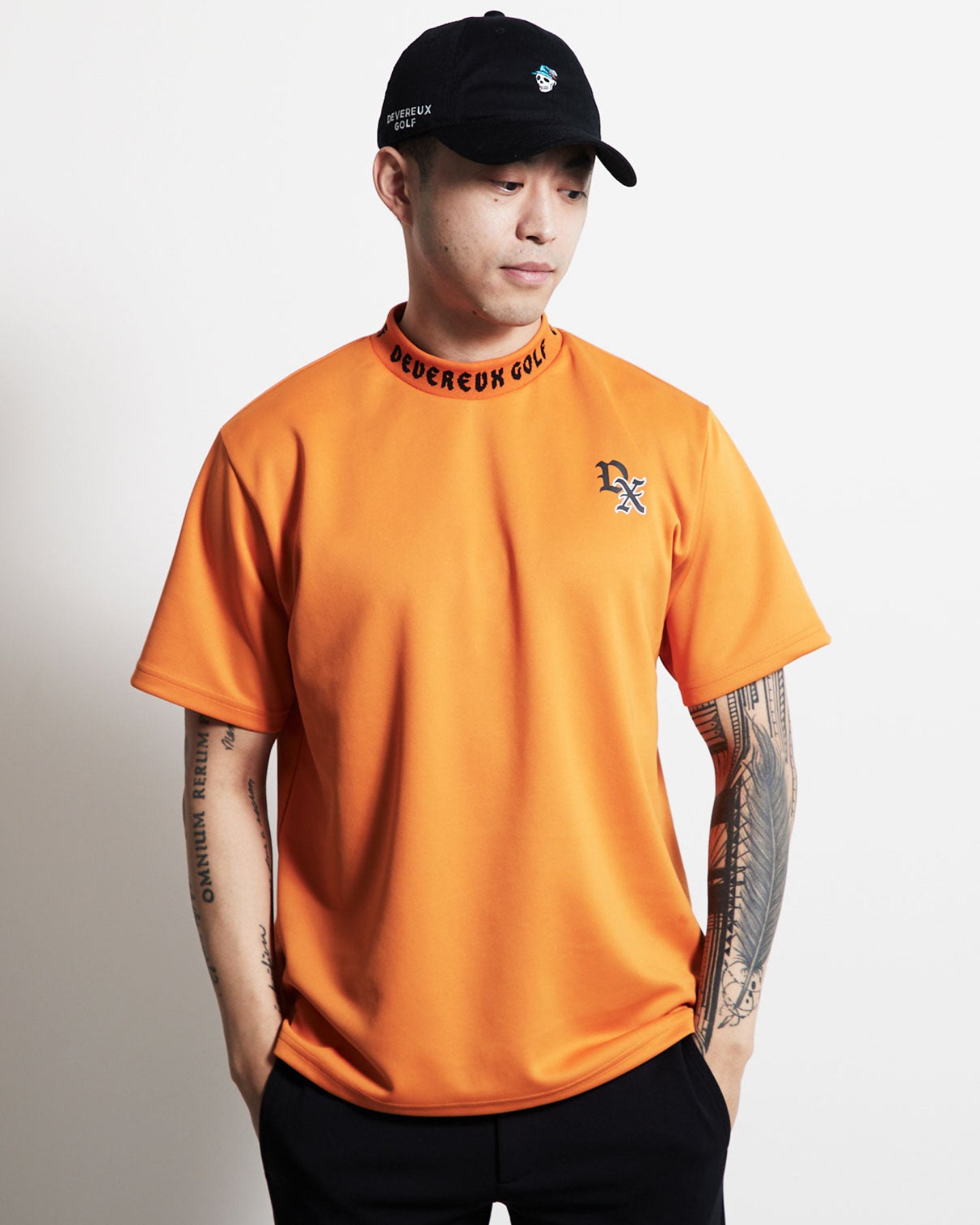 ジャガードロゴモックS/S 763472021-ORANGE