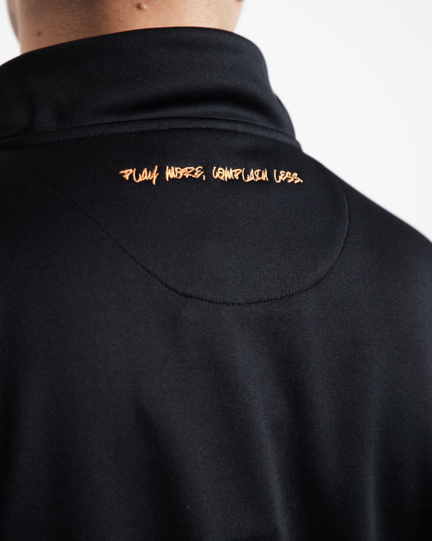 ハーフジップPO 763472019-BLACK