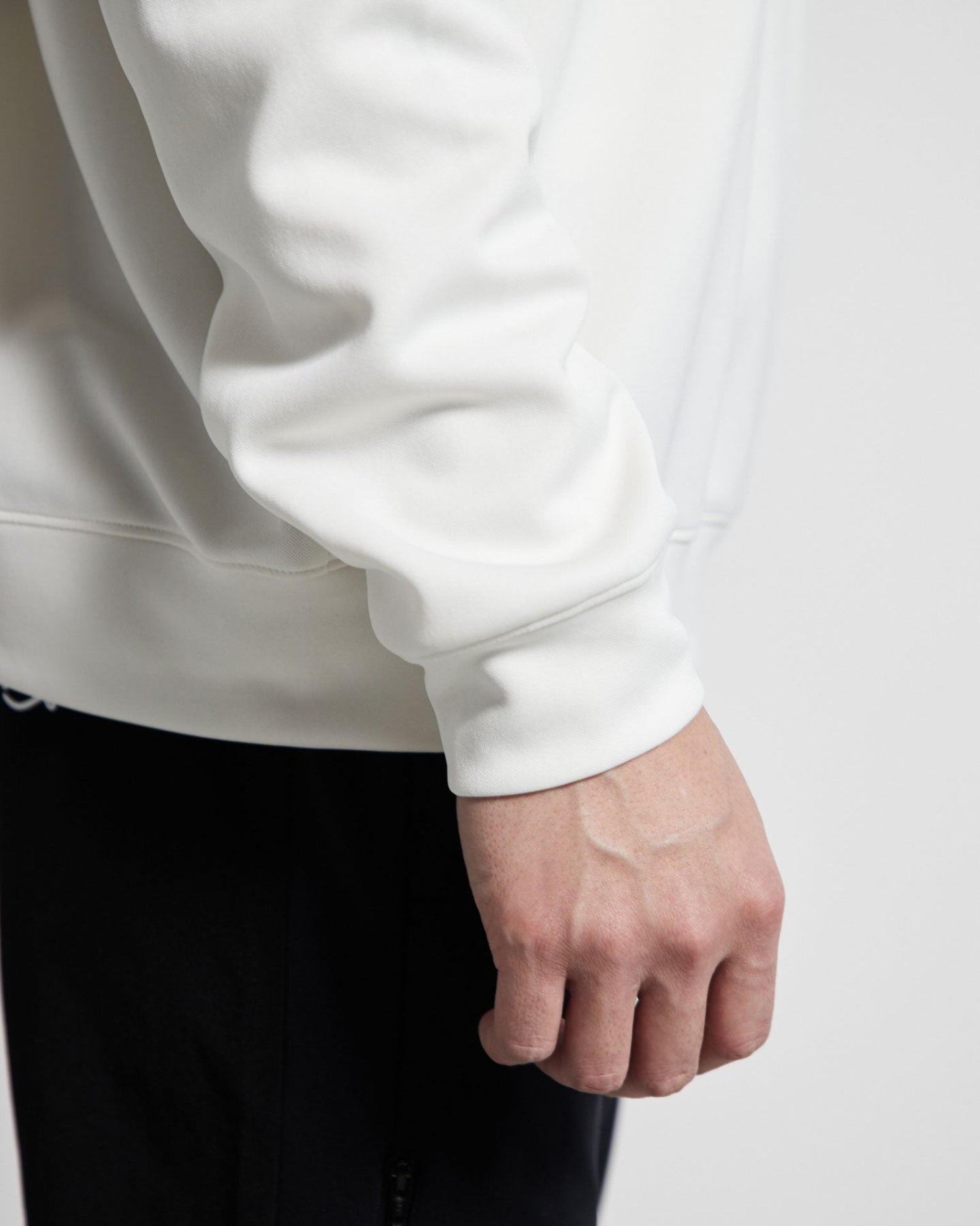 ハーフジップPO 763472019-WHITE