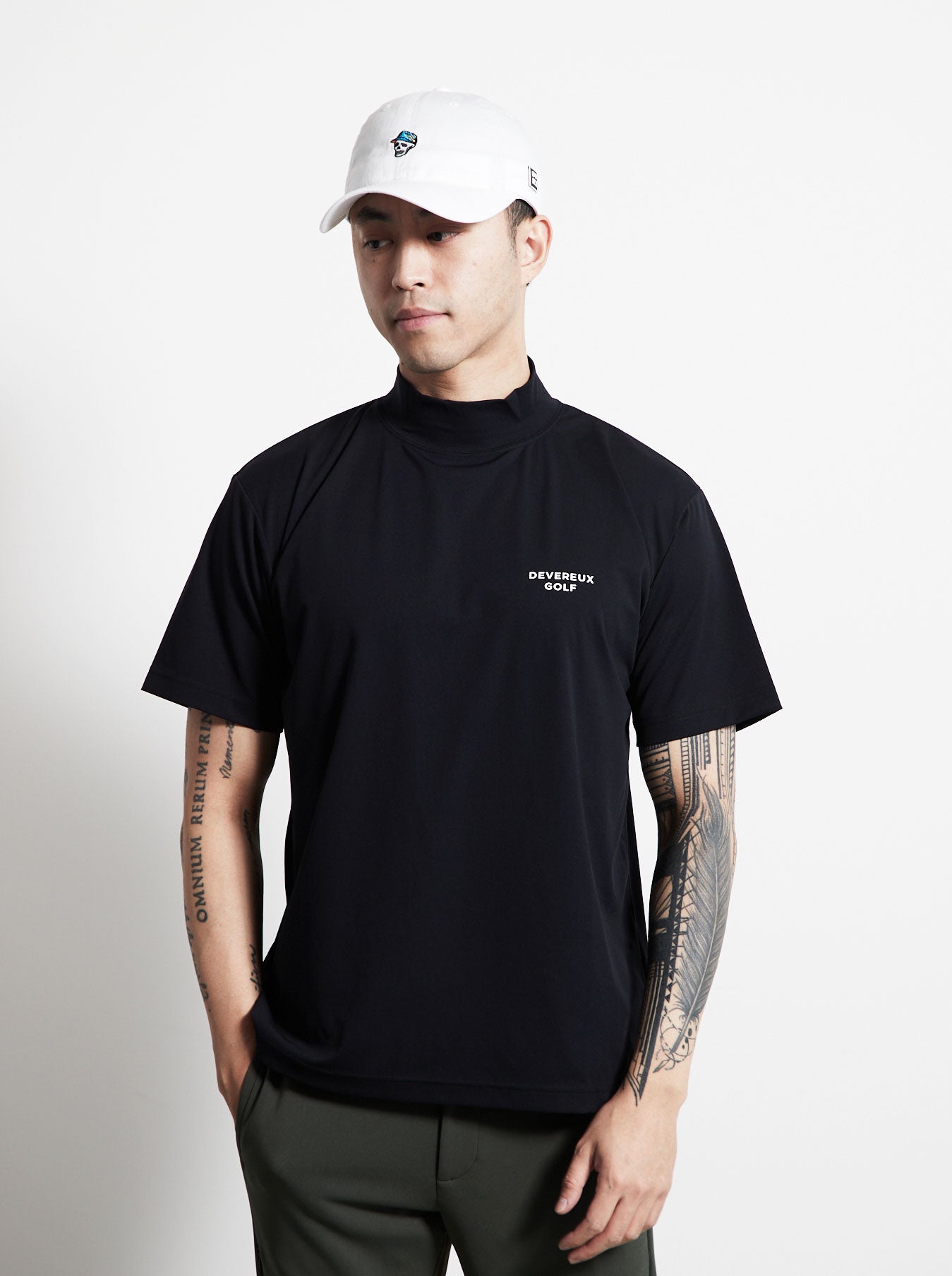 Devereux Basic Mock S/S 763472032-BLACK