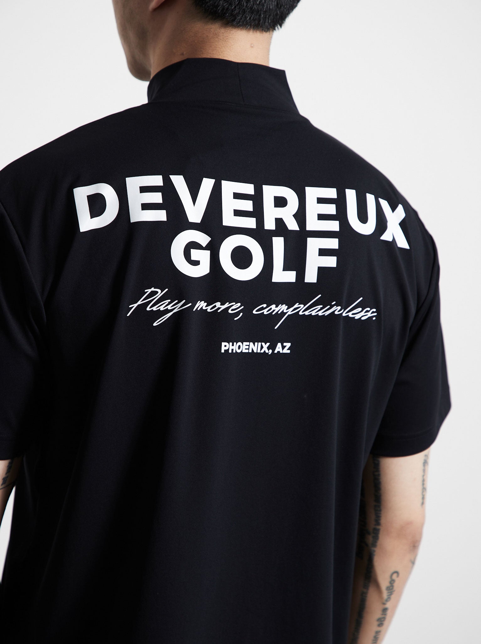 Devereux Basic Mock S/S 763472032-BLACK