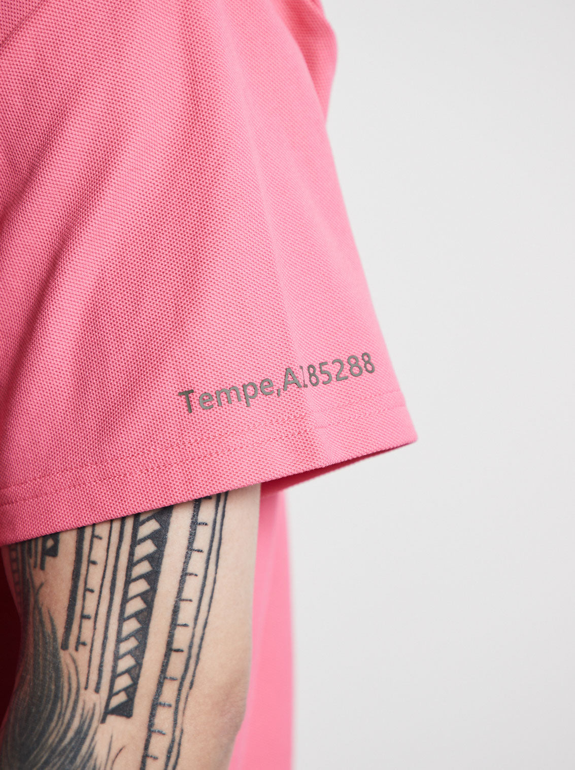 Classic Mock Neck Tee 763472025-PINK