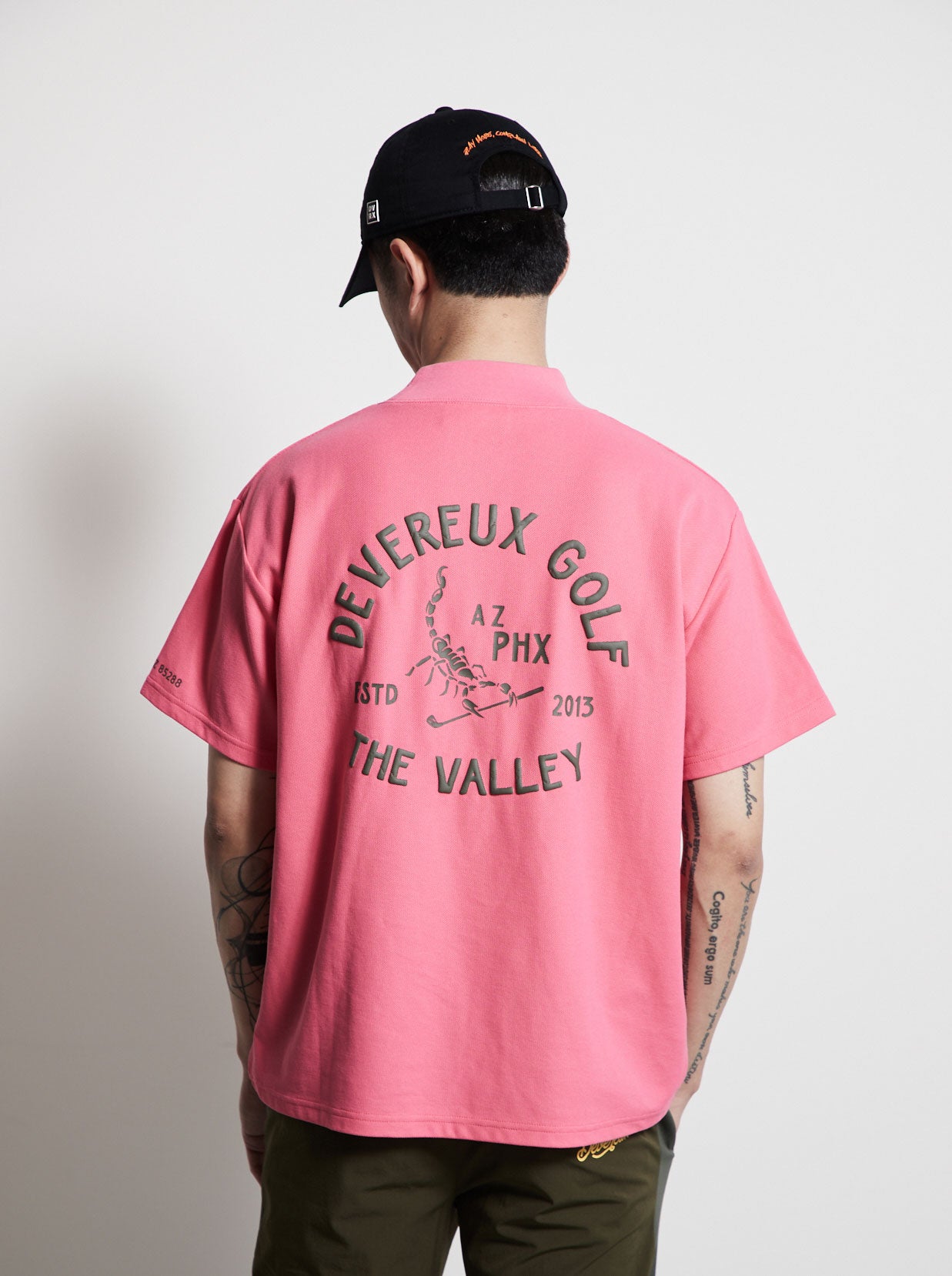Classic Mock Neck Tee 763472025-PINK
