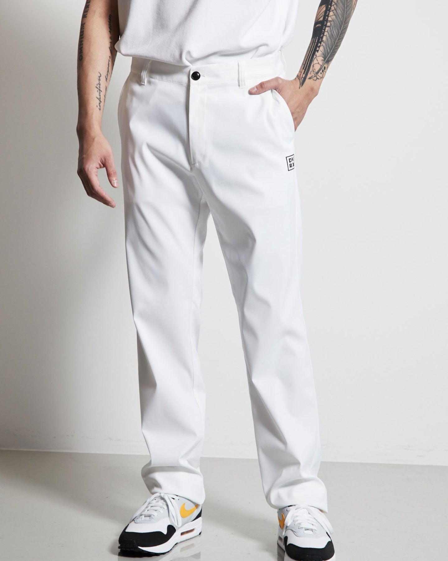 Drop Kick Long Pants 763472407-WHITE