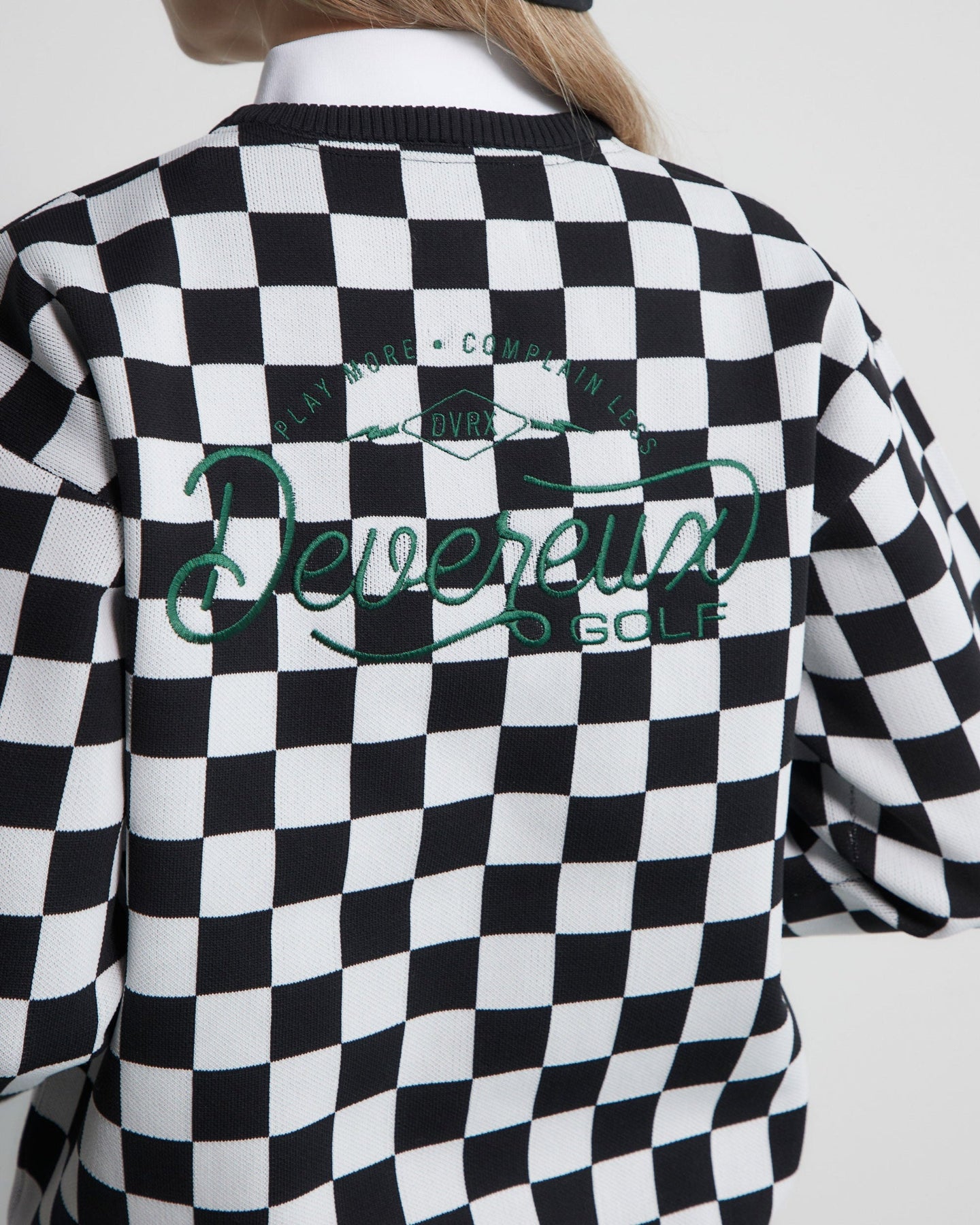 WOMEN Café Racer Checker Knit 763472773 BLACK