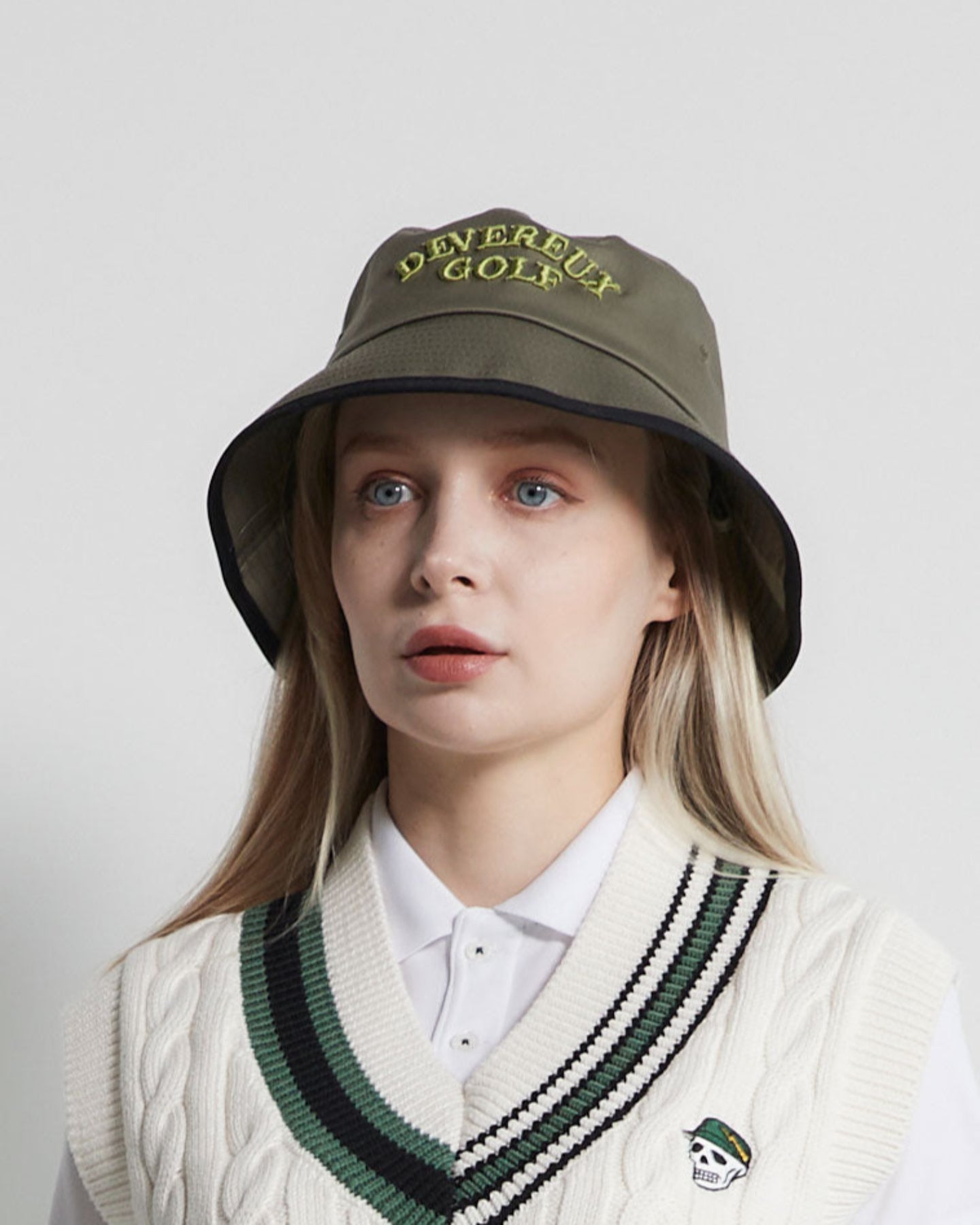 DVRX Skull Caddie Bucket Hat 763472847-KHAKI