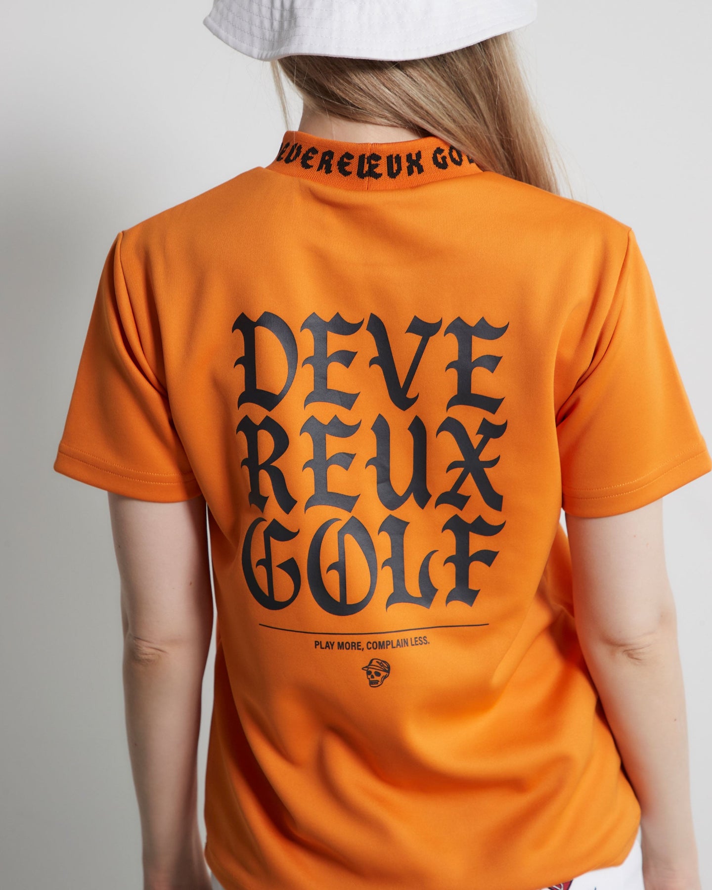 WOMEN ジャガードロゴモックS/S 763472079-ORANGE