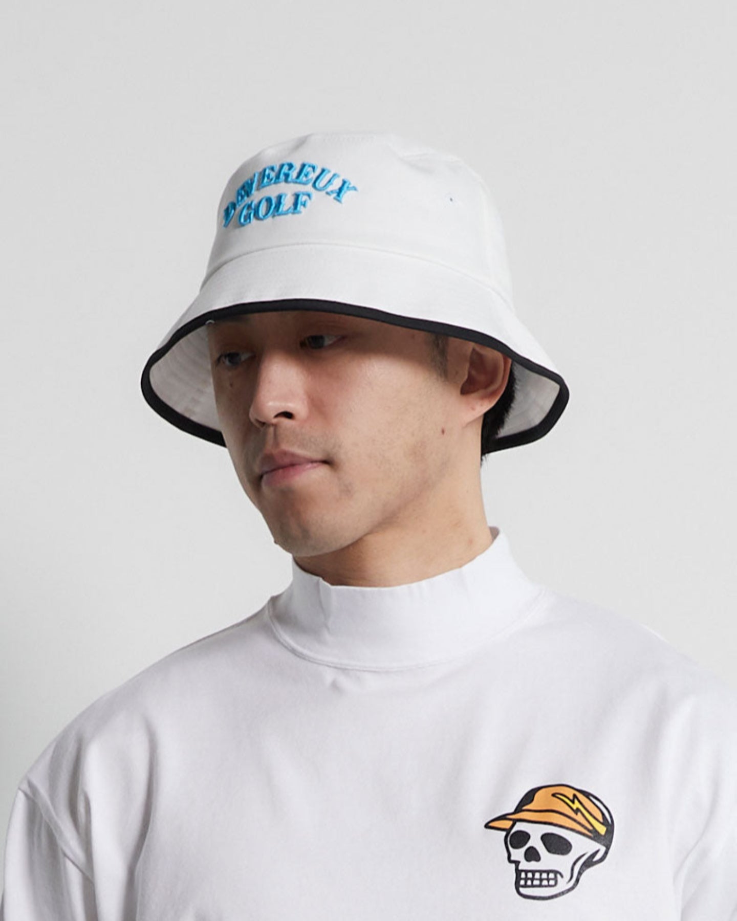 DVRX Skull Caddie Bucket Hat 763472847-WHITE