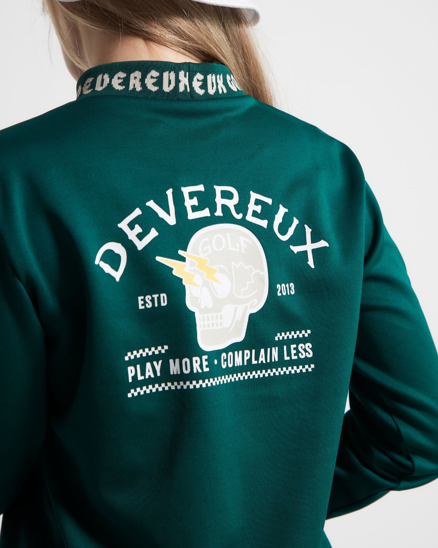 WOMEN ジャガードロゴモックL/S 763472078 DUCK GREEN