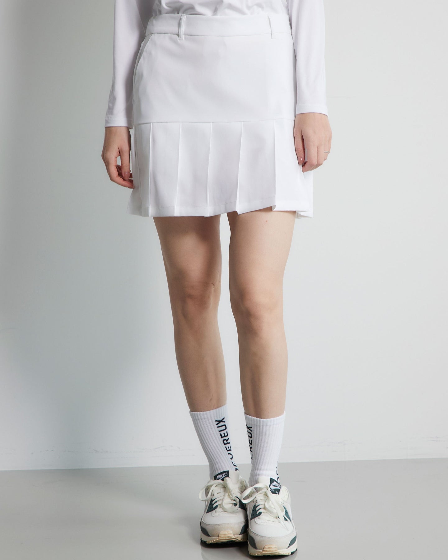 WOMEN Drop Kick Pleated Skirt 763472476 WHITE