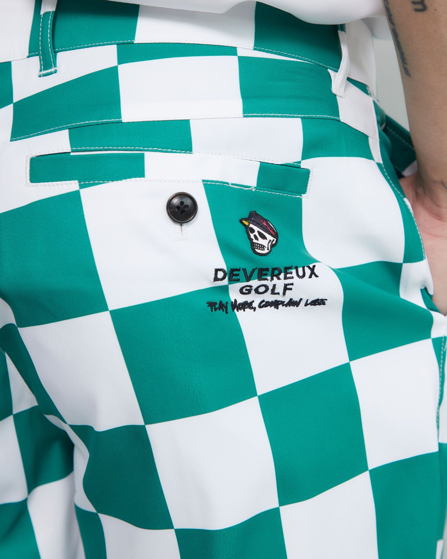 Drop Kick Checked Shorts 763472420 GREEN