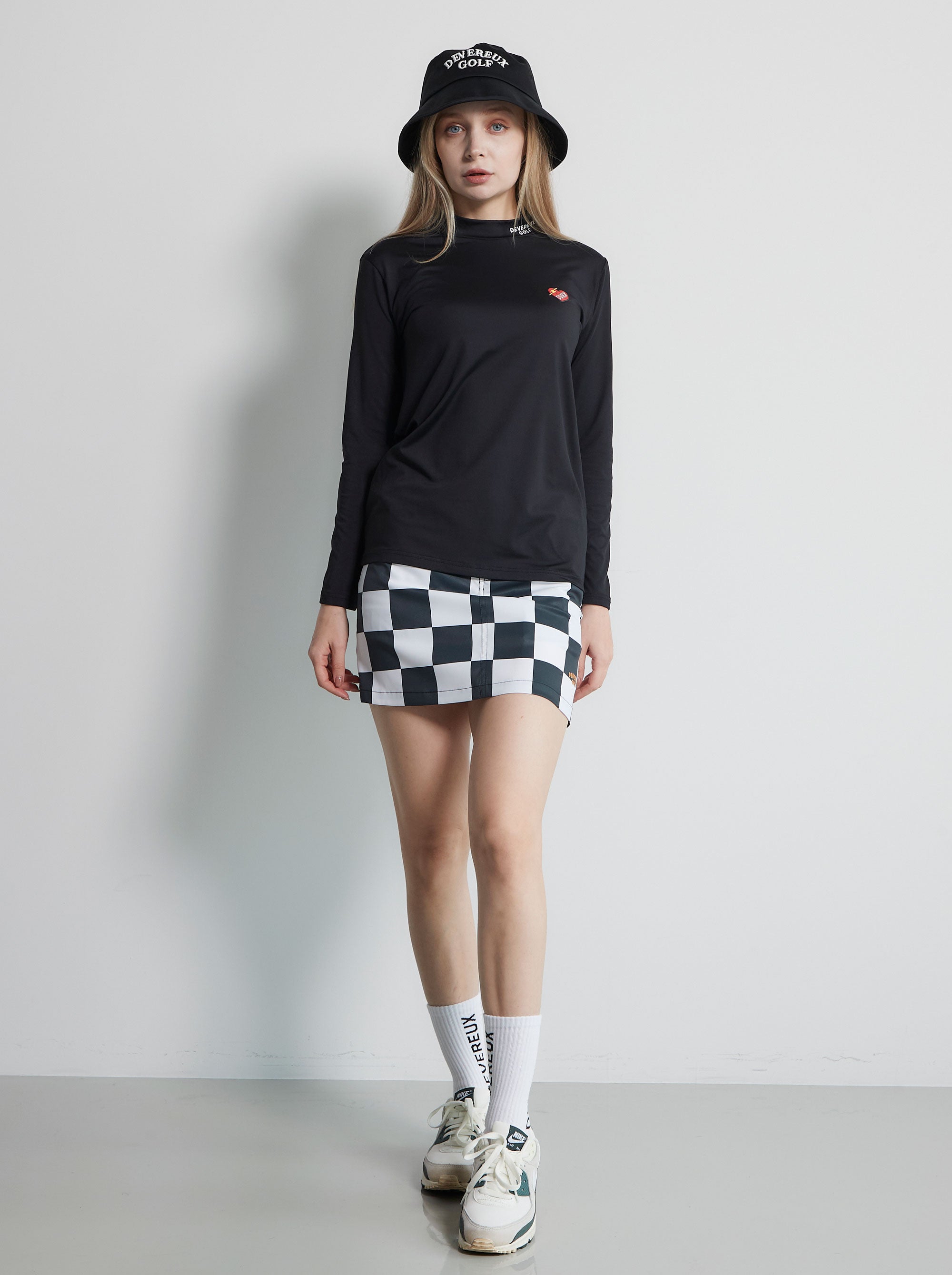 WOMENS ベーシックモックインナー 763472081-BLACK
