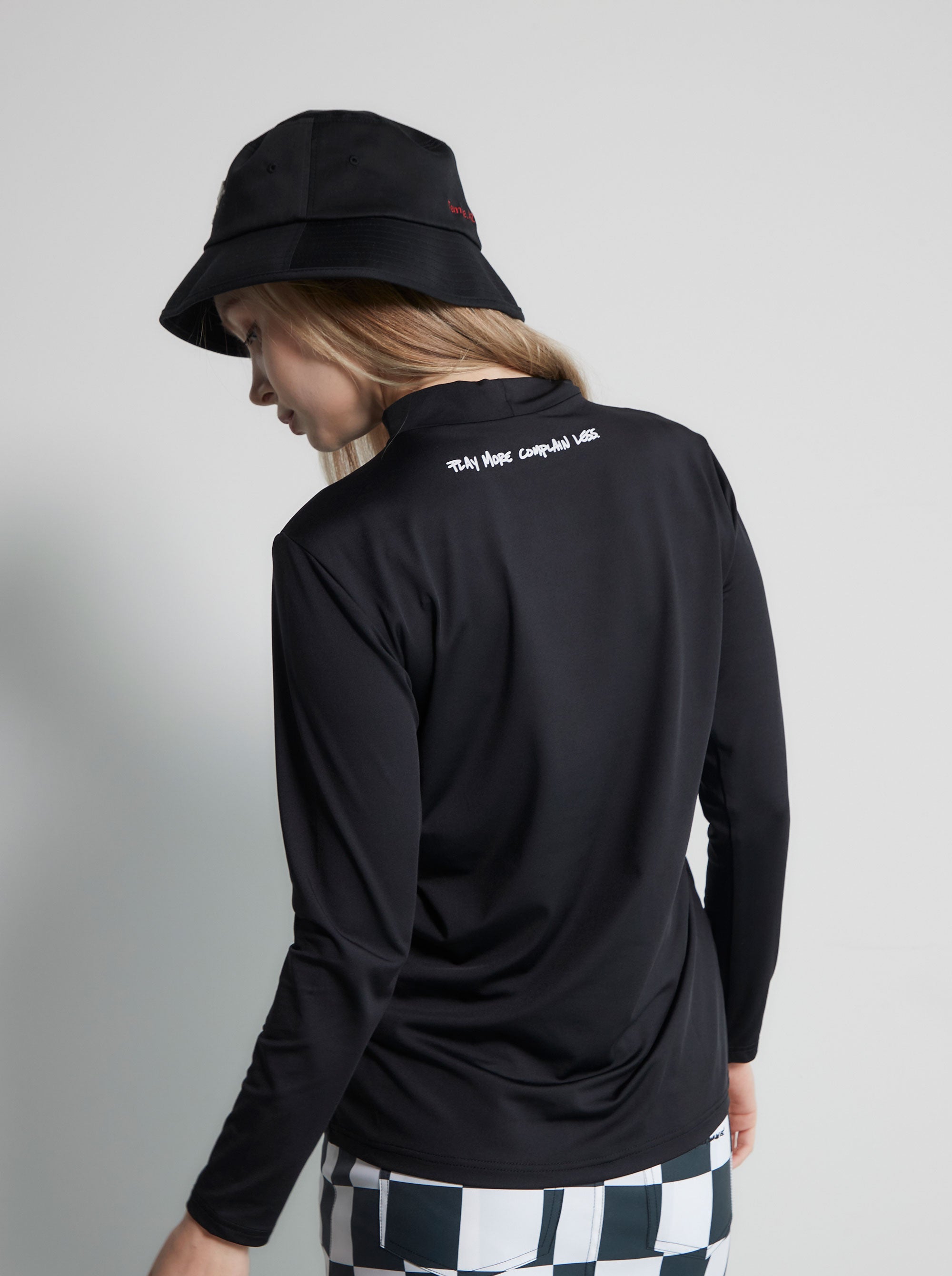 WOMENS ベーシックモックインナー 763472081-BLACK