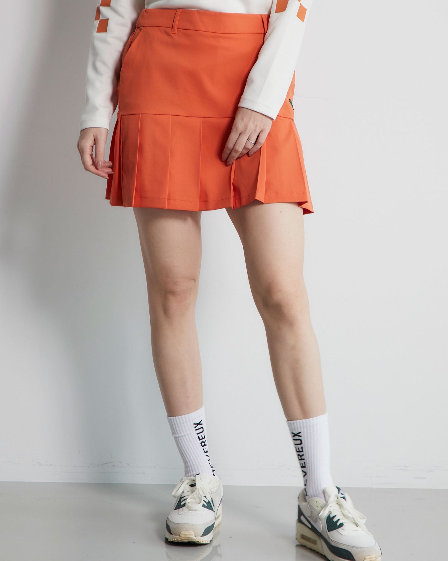 WOMEN Drop Kick Pleated Skirt 763472476 ORANGE