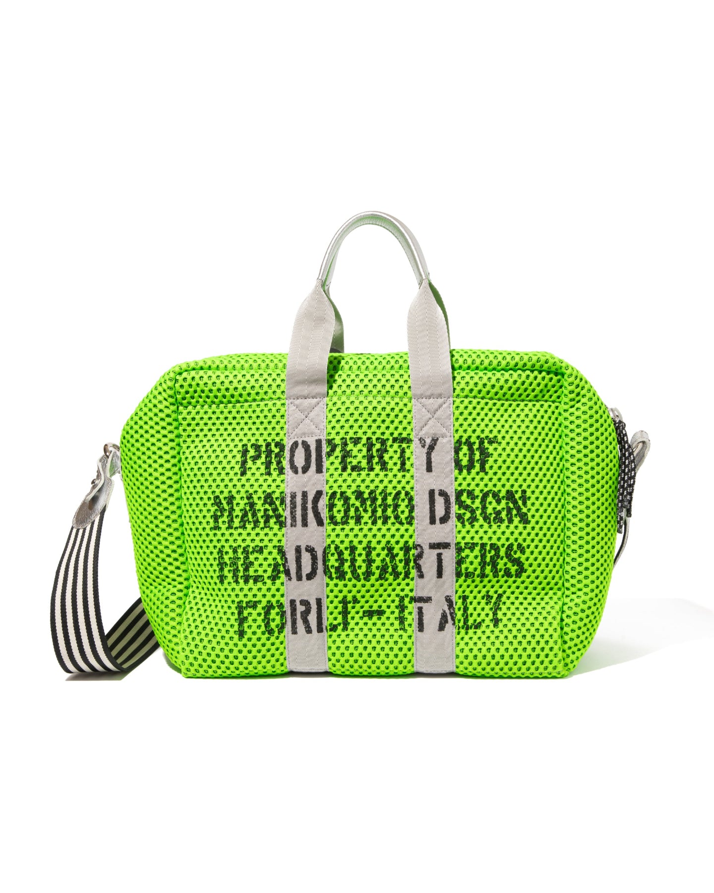 【DEVEREUX × MANIKOMIO】 38 Mesh aviators kit bag 763572832 GREEN