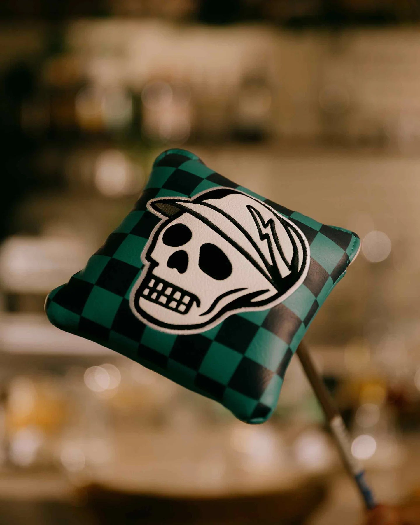 Checker 24 Mallet Putter Cover 763434838-BLUE/GREEN