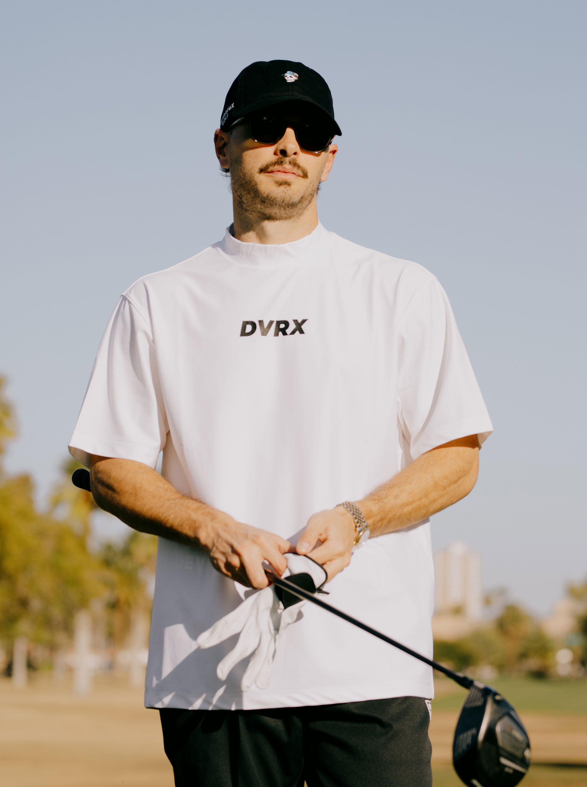 DVRX ラッシュガードモックS/S 763472007-WHITE