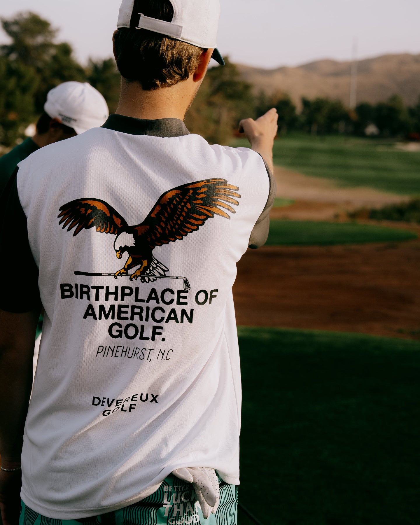 US Fly EagleモックネックTEE 763572013 WHITE×GRAY