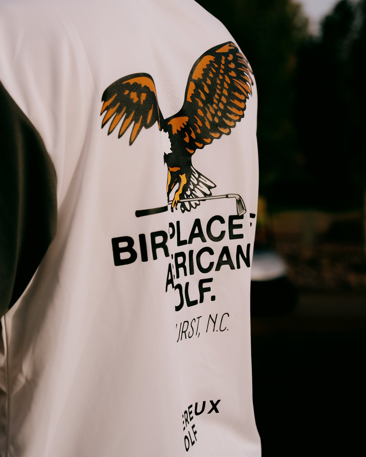 US Fly EagleモックネックTEE 763572013 WHITE×GRAY