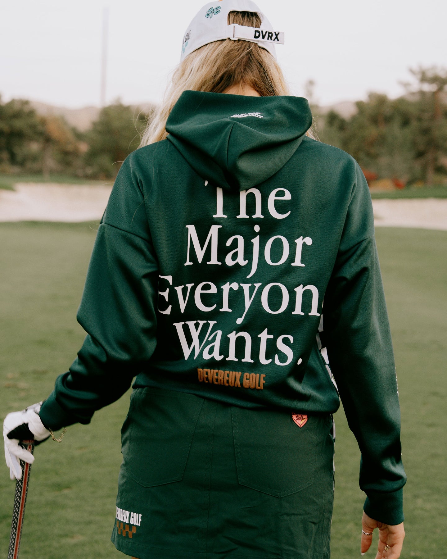 WOMEN The Major チェッカーフーディー 763572077-GREEN