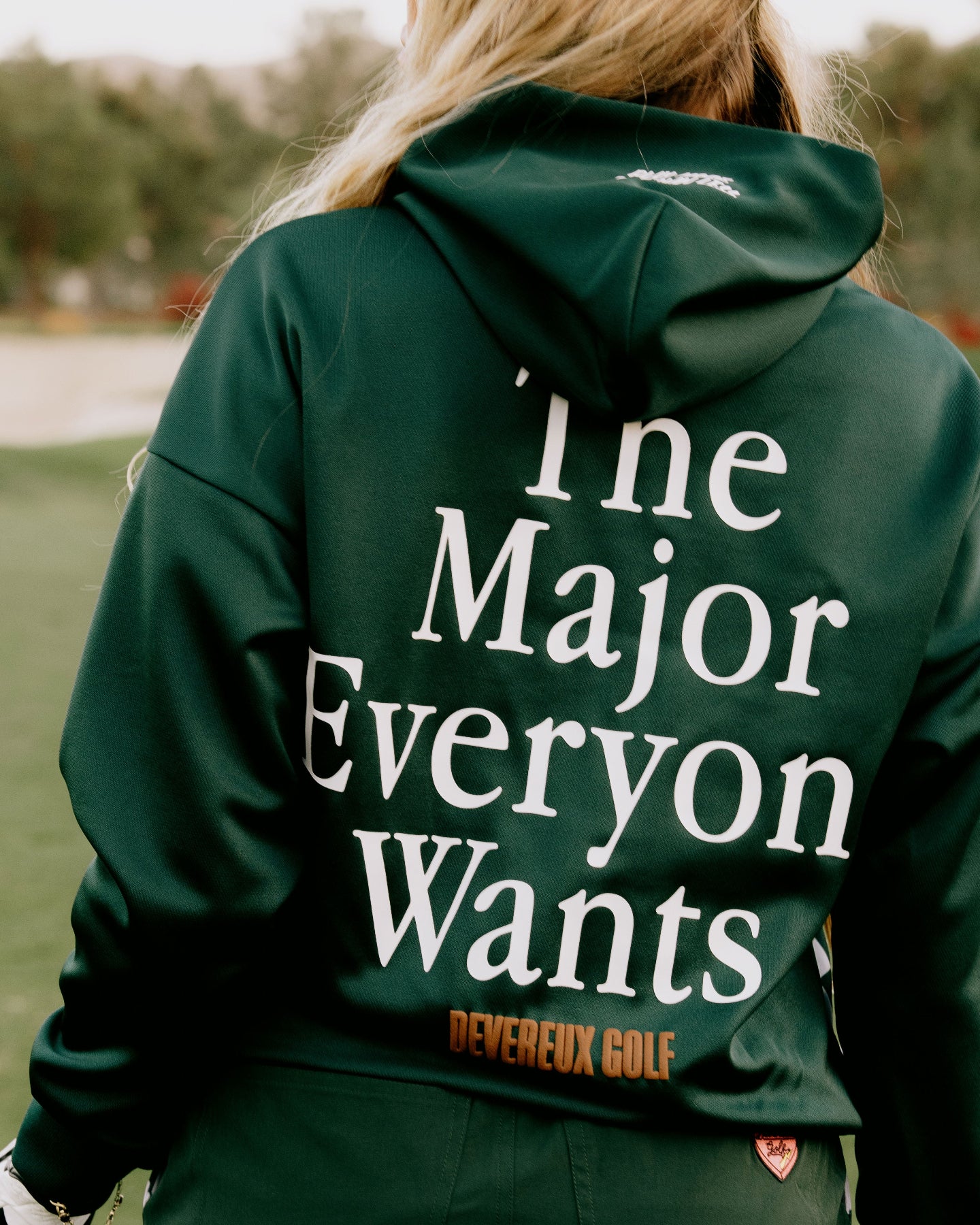 WOMEN The Major チェッカーフーディー 763572077-GREEN