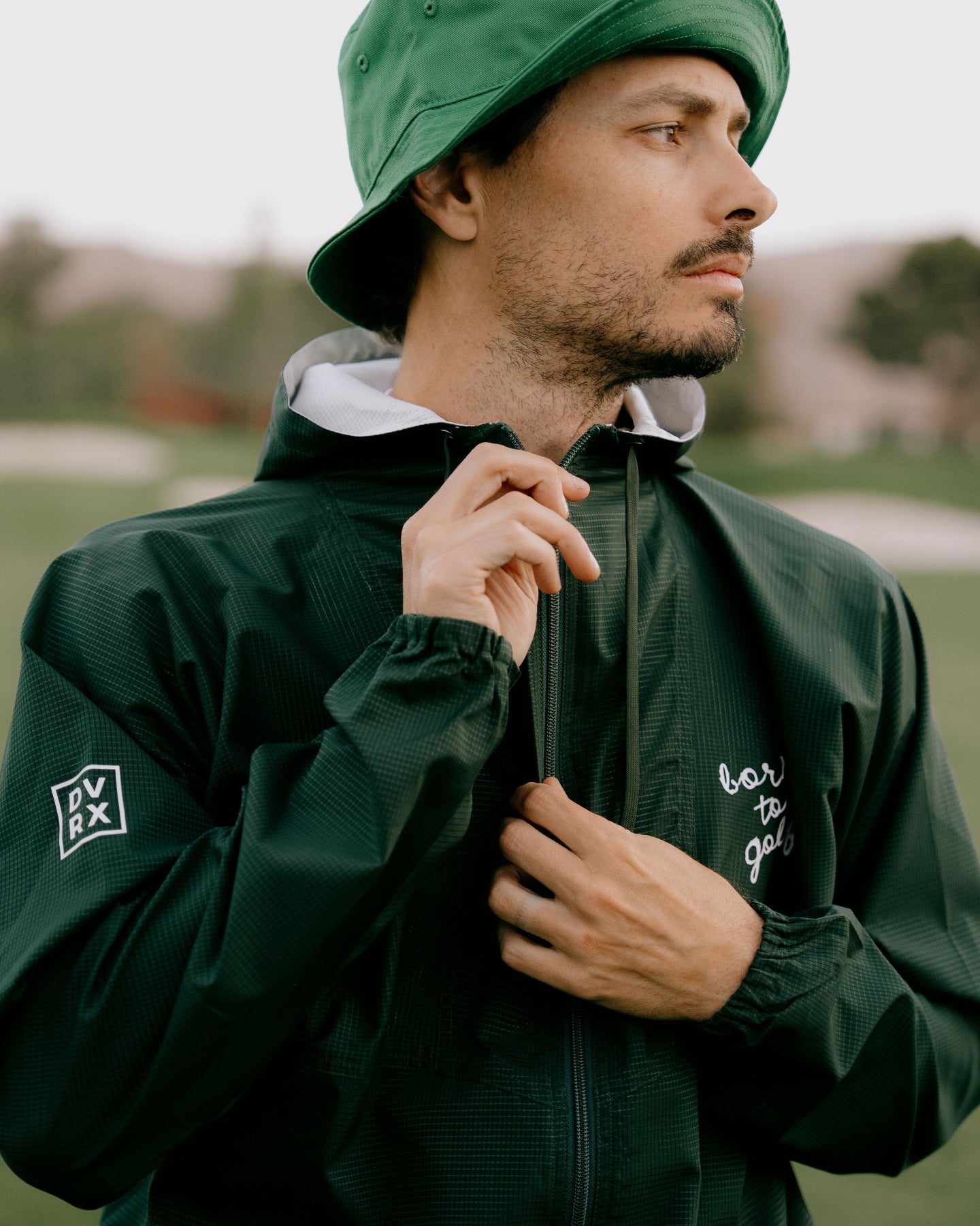 Manic ドットエアーWRブルゾン 763572107-GREEN