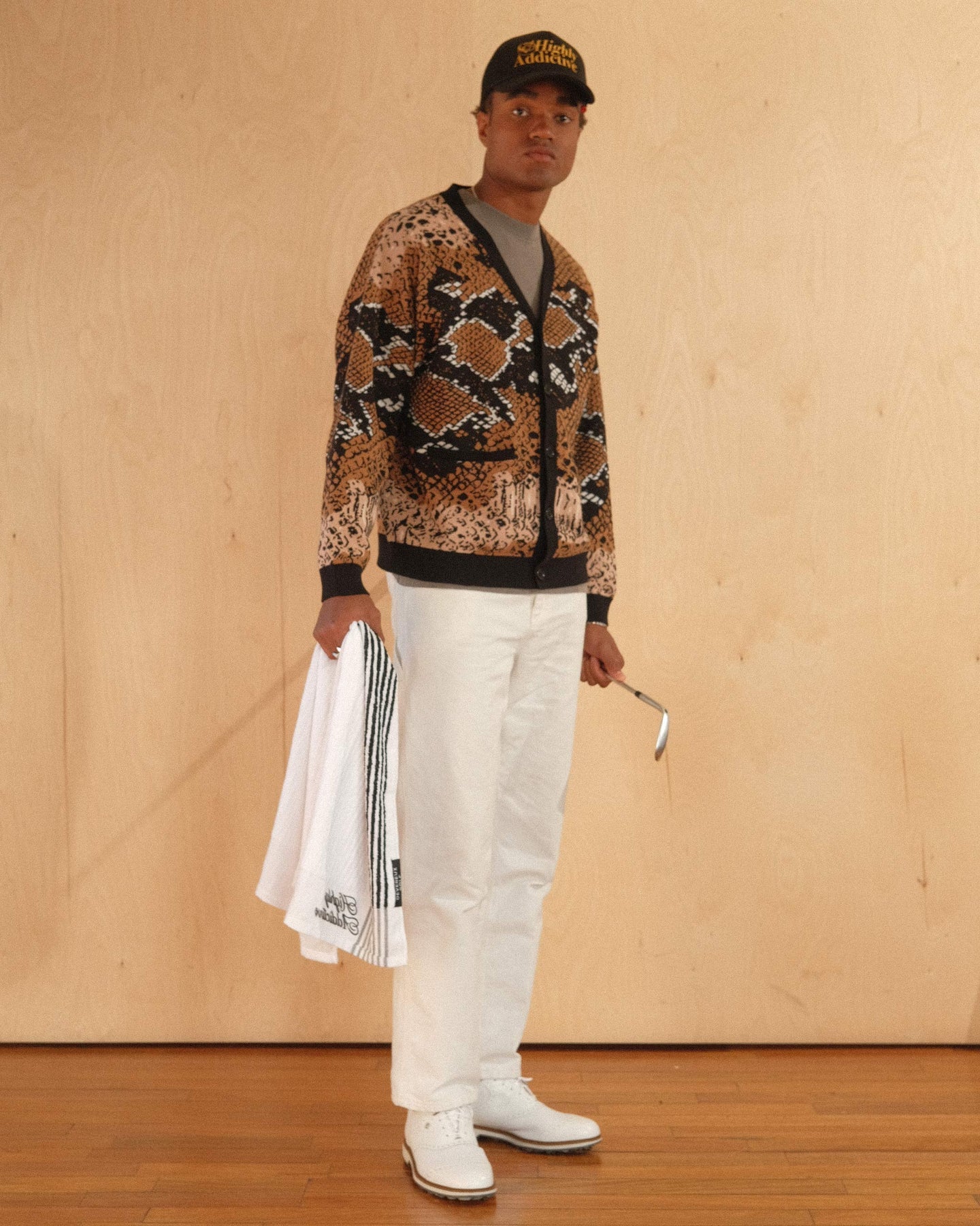 Rattlesnake Cardigan 763434702-BROWN