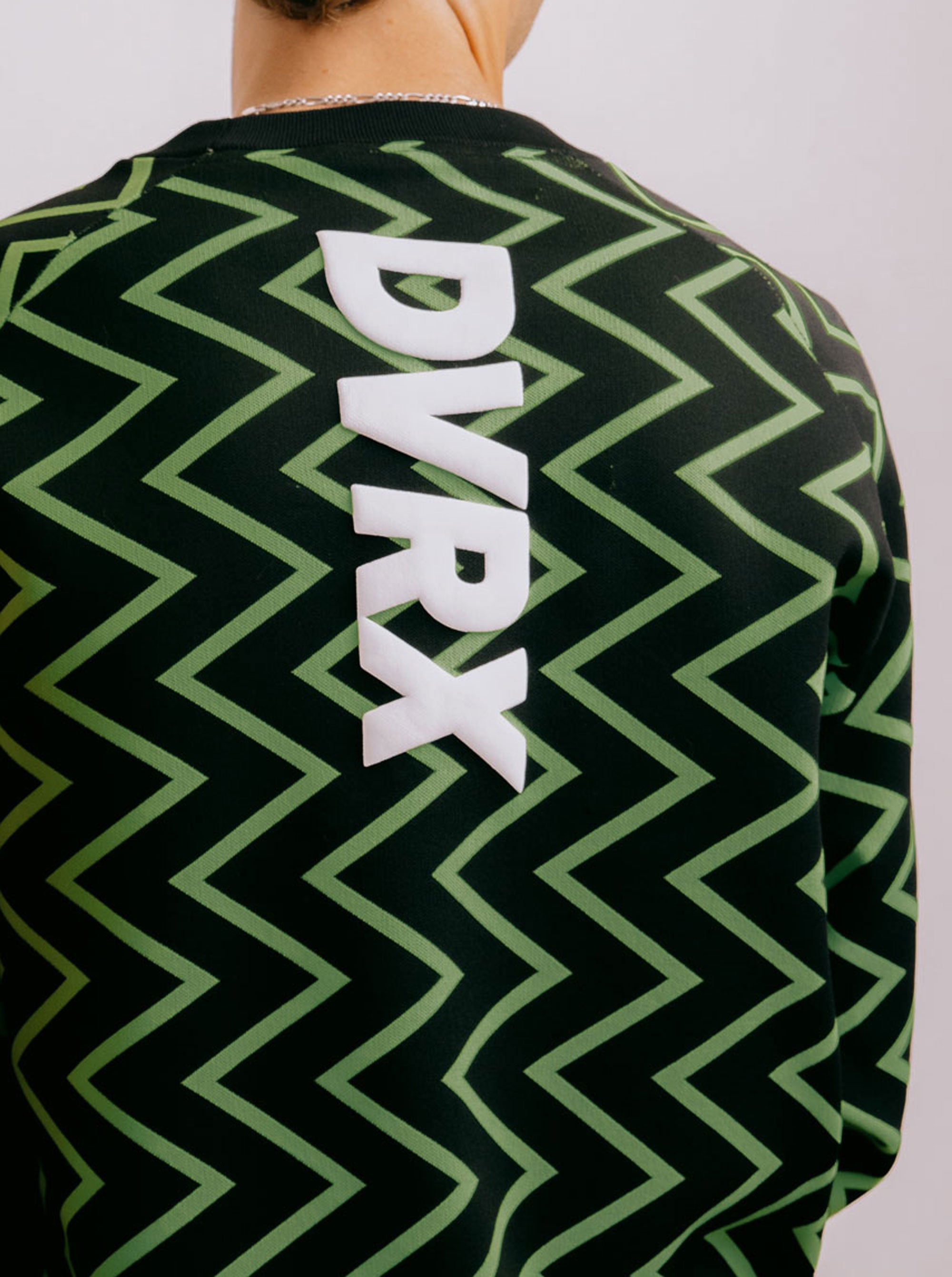 16G Goblin Lining Knit Crew Neck 763474706-GREEN