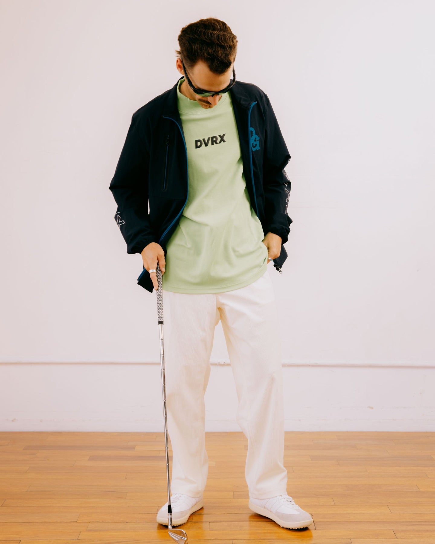 D Logoコーデュロイ ワイドBottom 763474404-WHITE