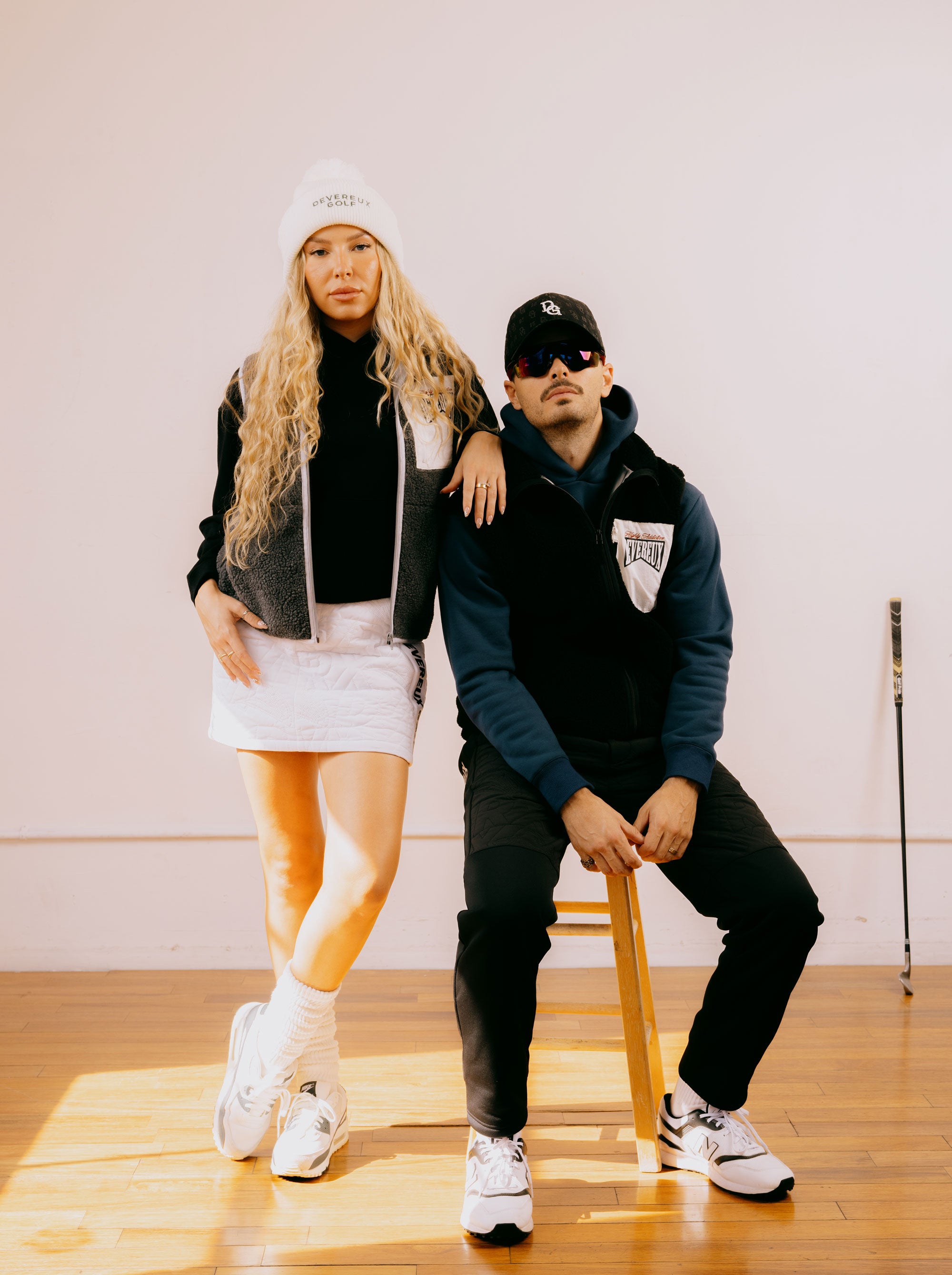 WOMEN Highly AshビンテージシープボアFull Zip VEST 763474176-CHARCOAL