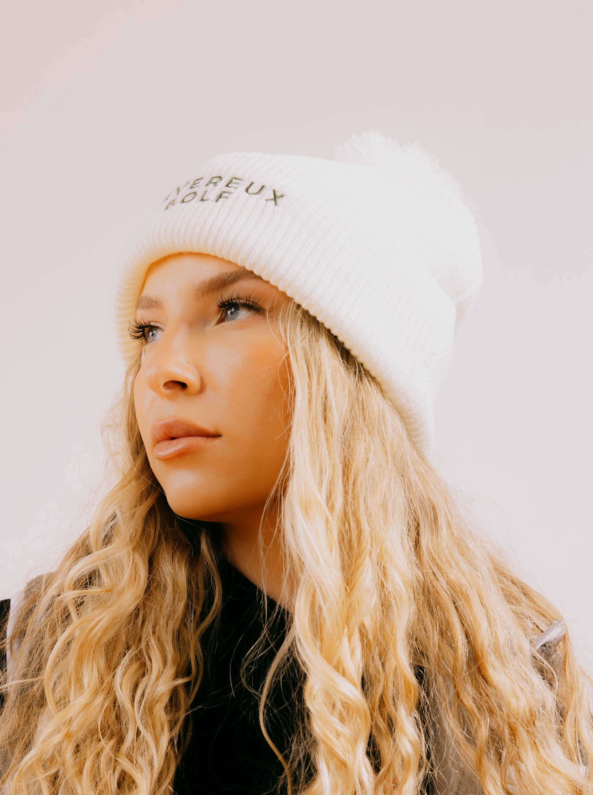 WOMEN Devereux Bonbon Loose Knit ビーニー 763474803-WHITE