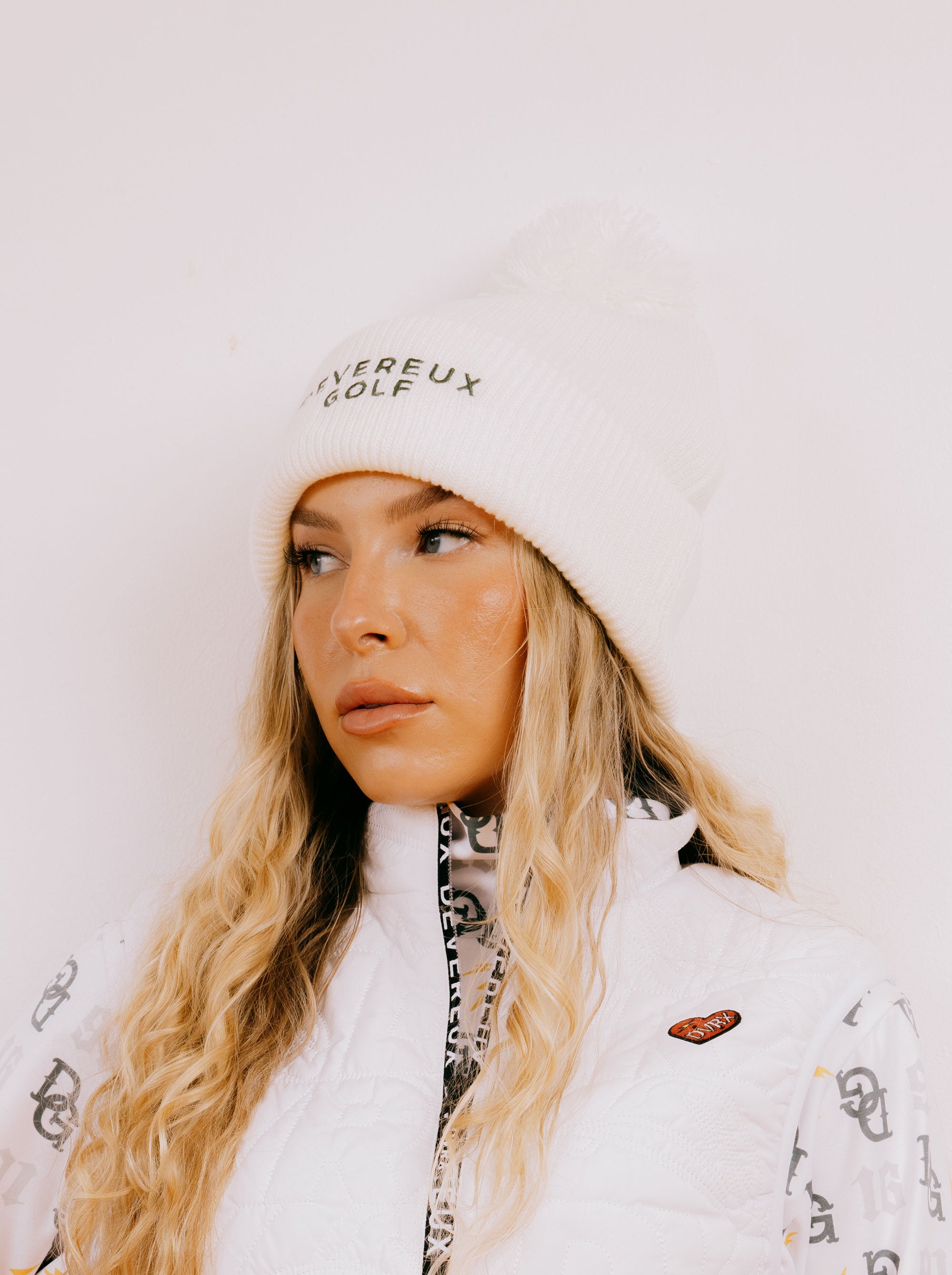 WOMEN Devereux Bonbon Loose Knit ビーニー 763474803-WHITE