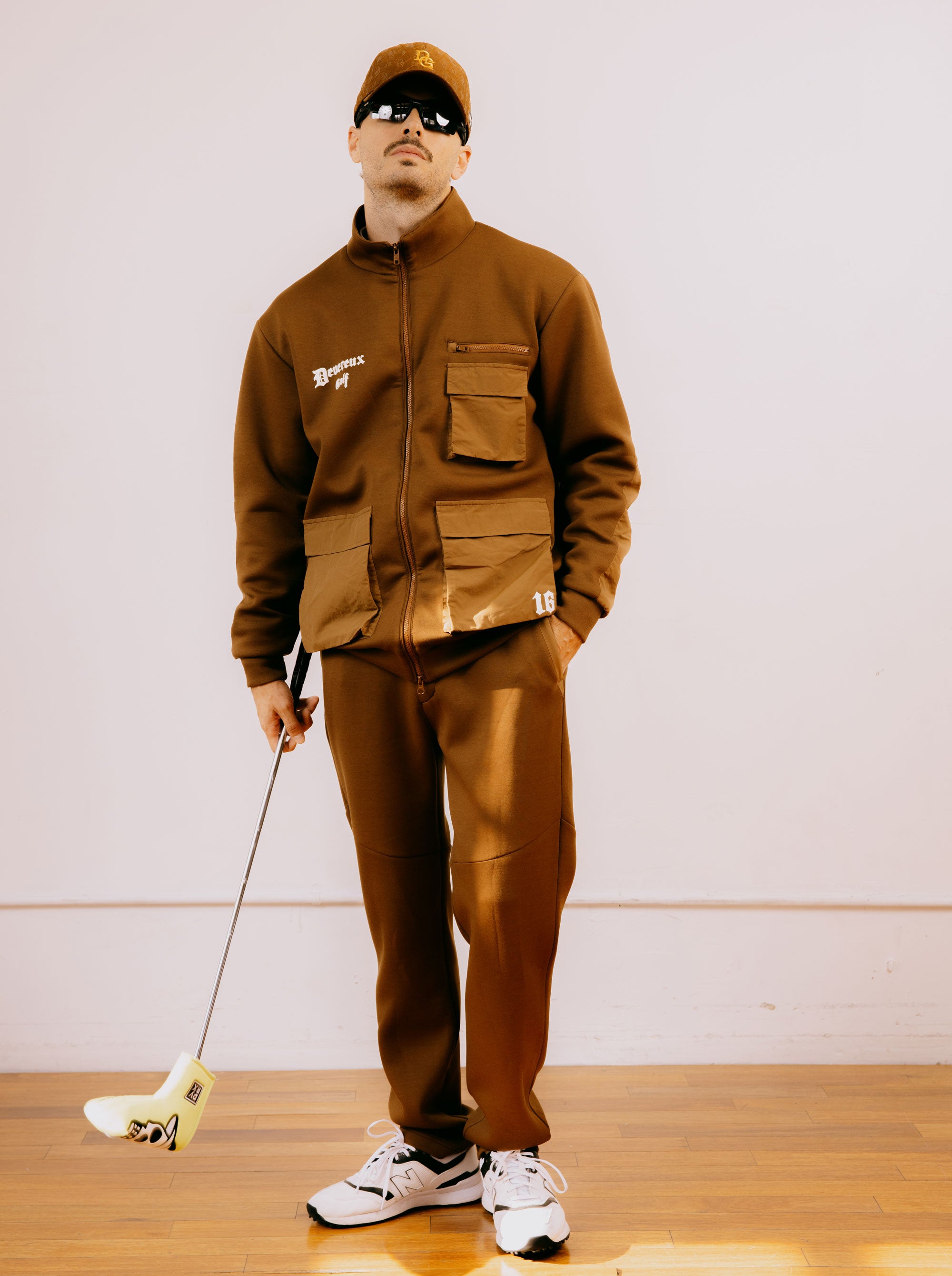 16 Run Clubモノフィラ Pocket Bottom 763474405-CAMEL