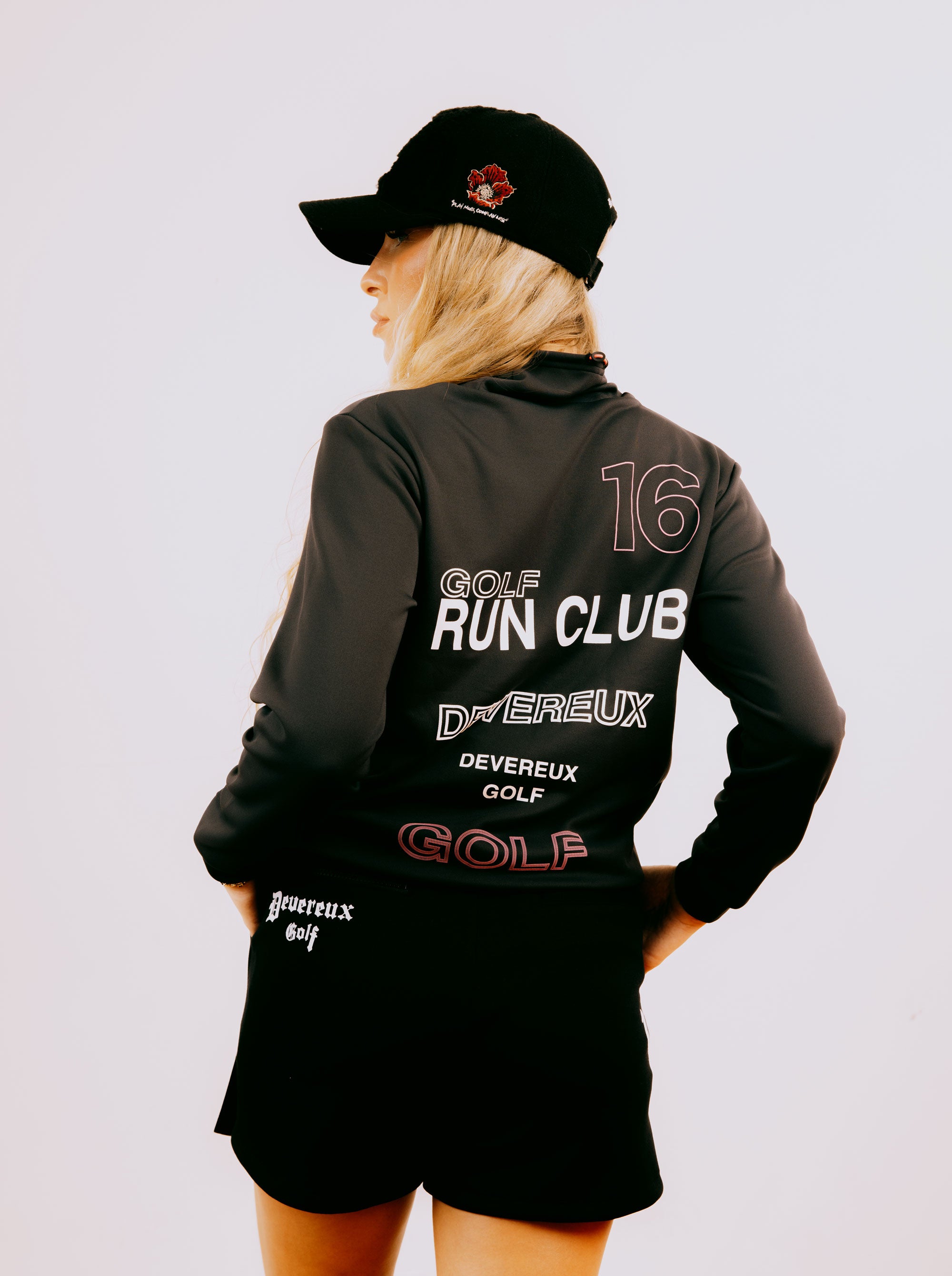 WOMEN 16 Run Club String High Neck PO 763474076-BLACK