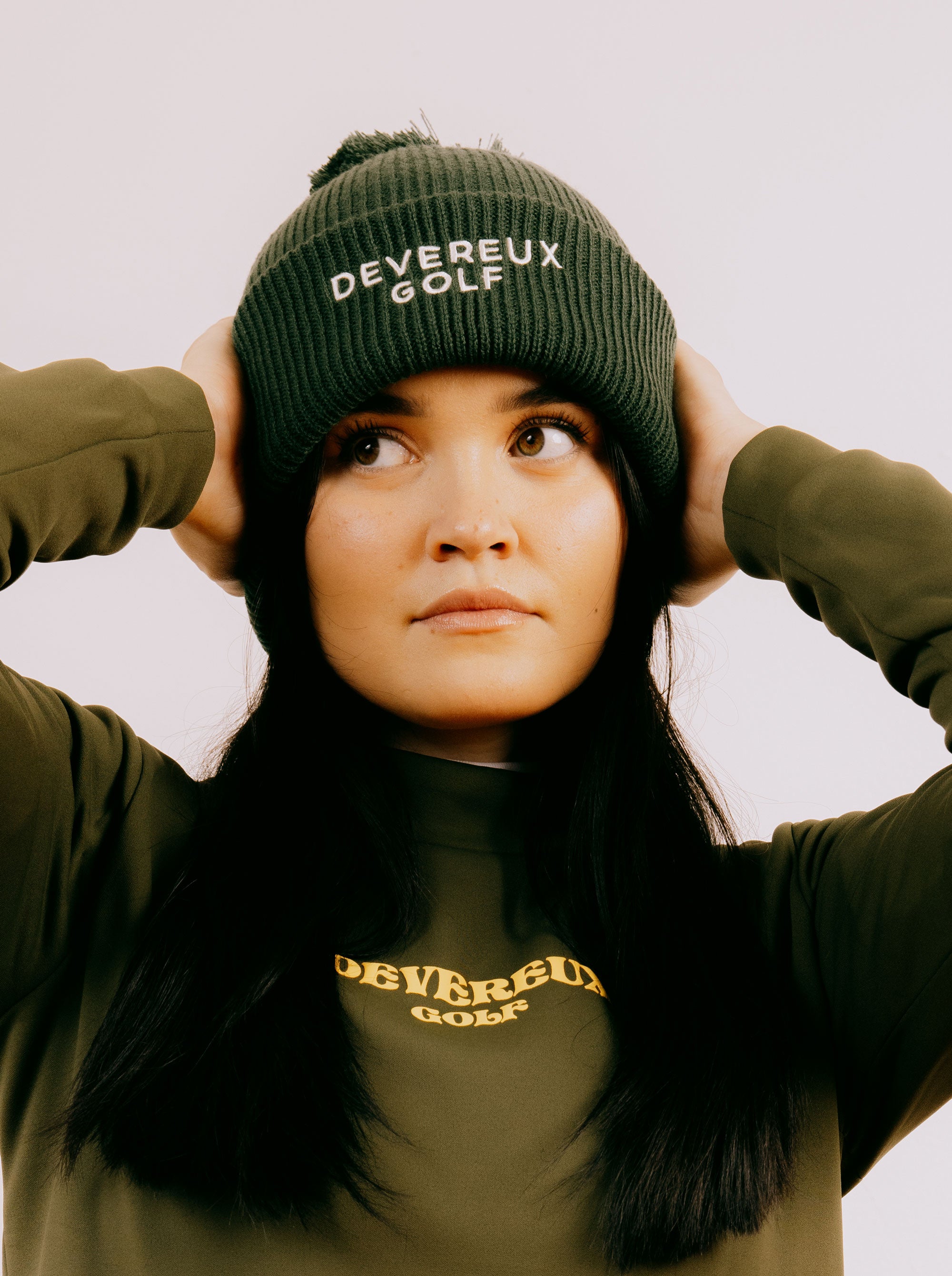 WOMEN Devereux Bonbon Loose Knit ビーニー 763474803-GREEN