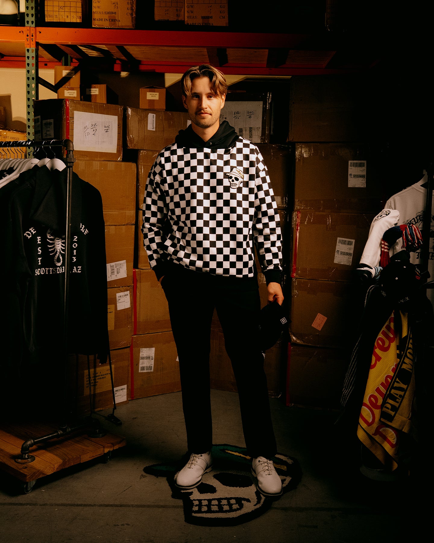 Quist TEXBRID フリースフーディ 075754021-BLACK