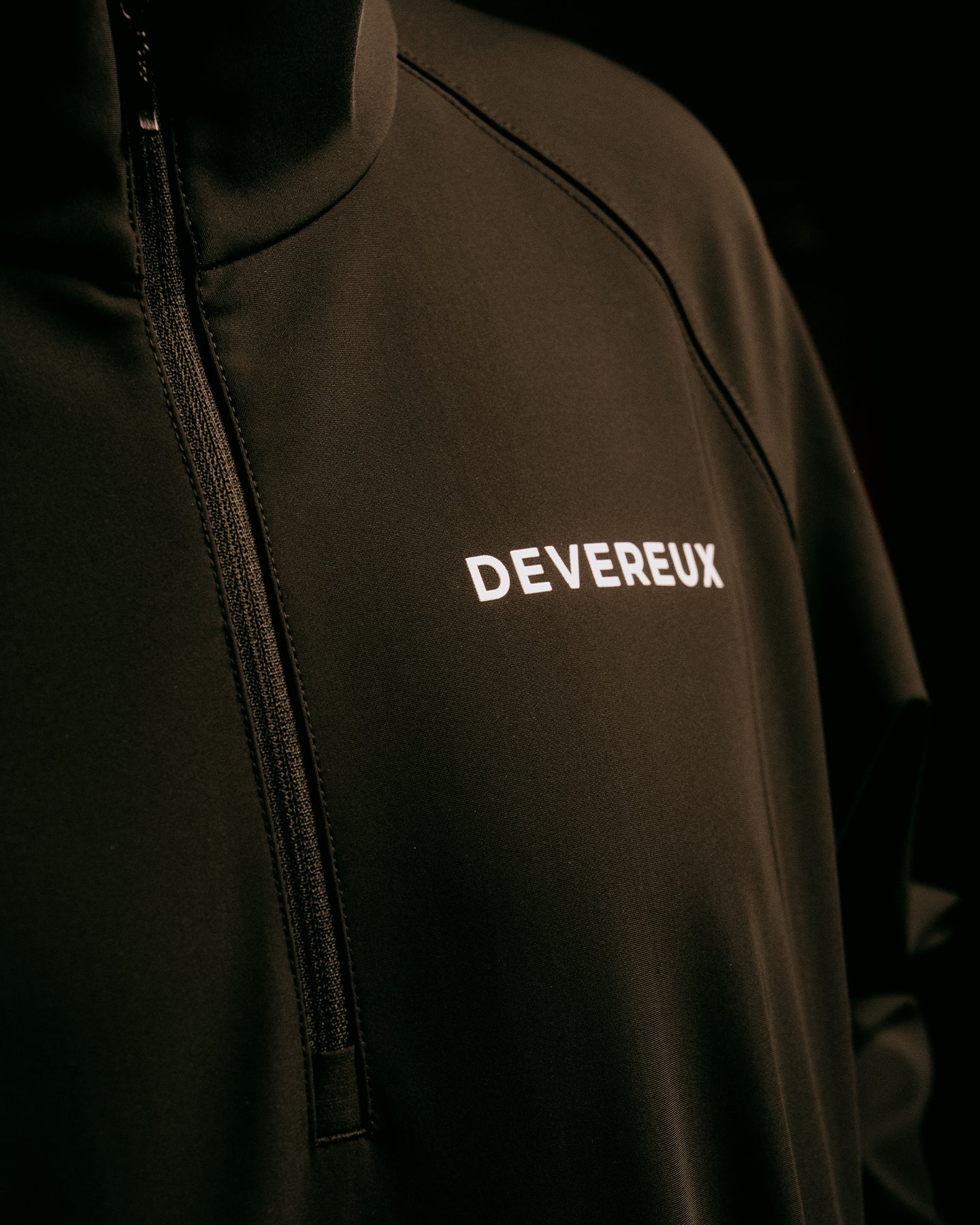 VALLEY 3層フリース ハーフジッププルオーバー 075754026-BLACK