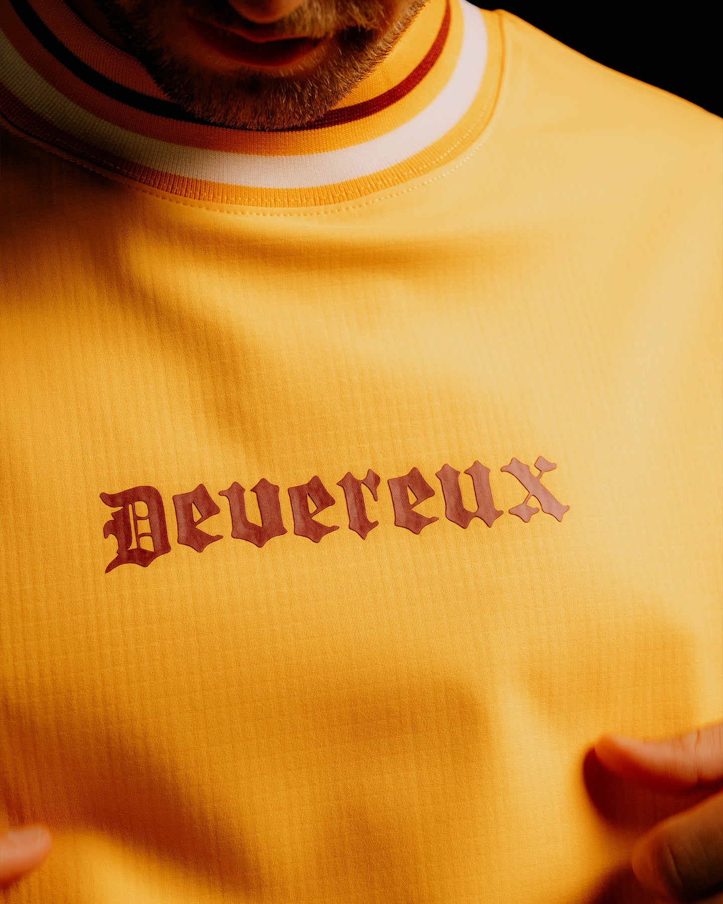 DeadMan Running ストライプリブモック 075754008-YELLOW